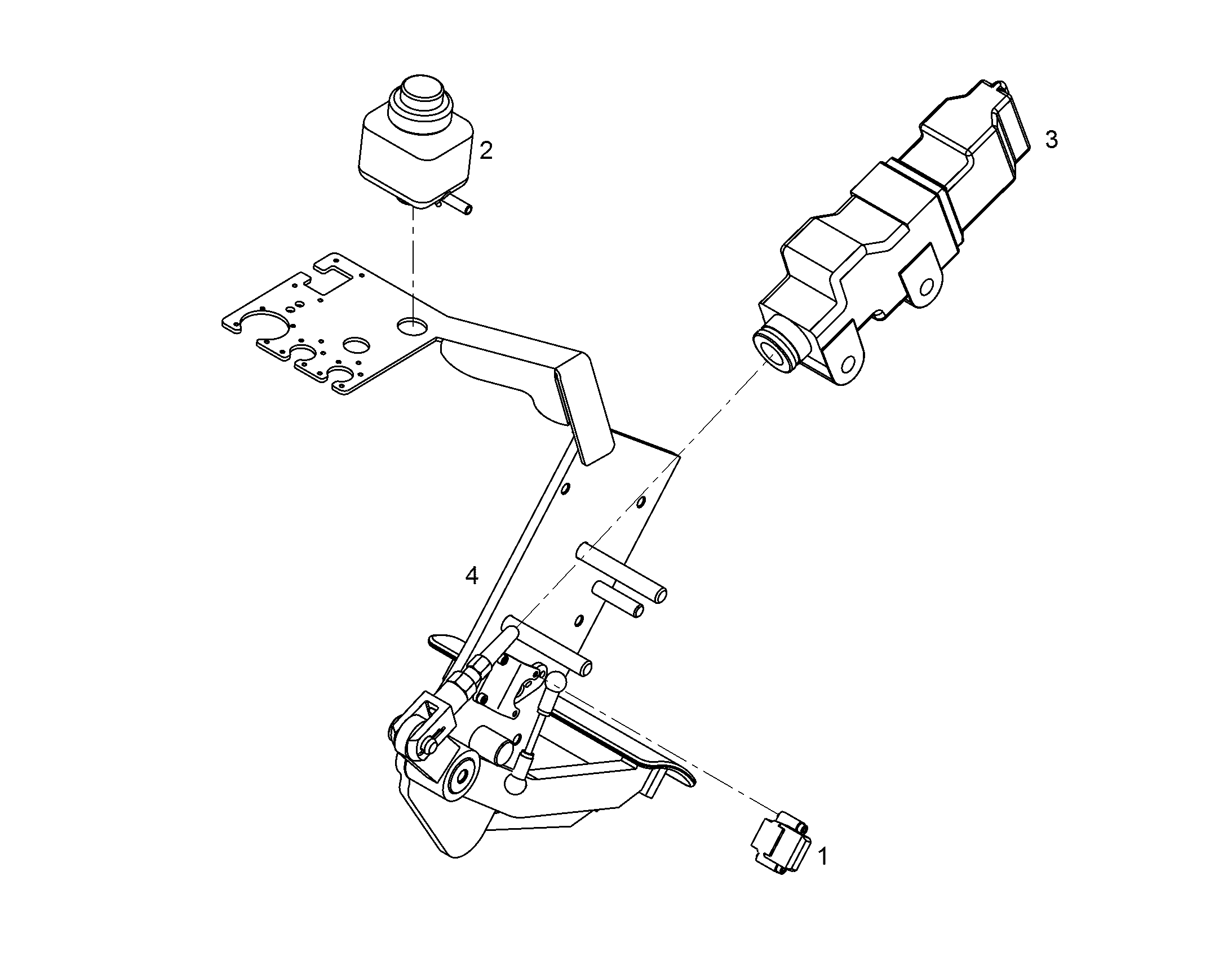 ПЕДАЛЬ ТОРМОЗА 10353425 LIEBHERR