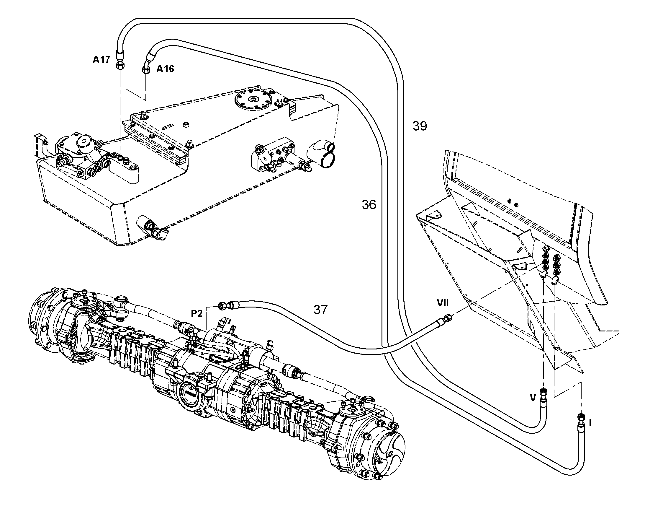 ШЛАНГ 6X3550 10043513 LIEBHERR