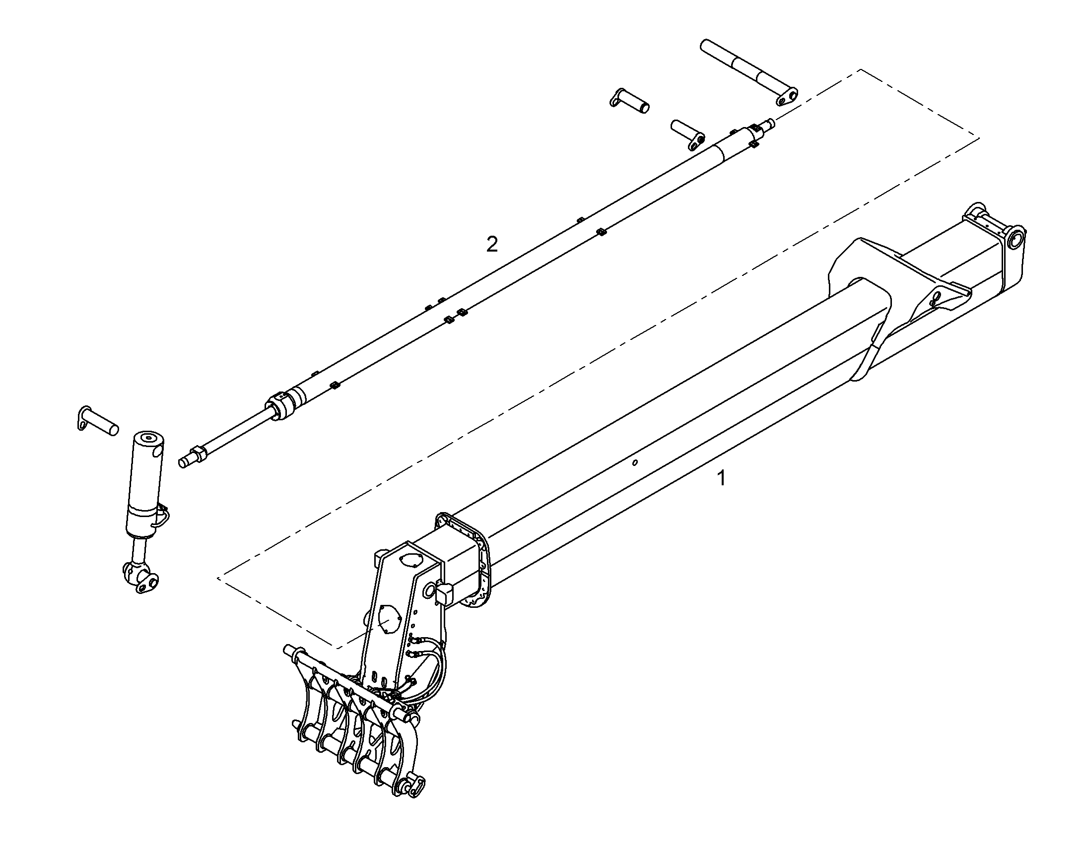 ТЕЛЕСКОПИЧЕСКИЙ ЭЛЕМЕНТ 10M 10312876 LIEBHERR