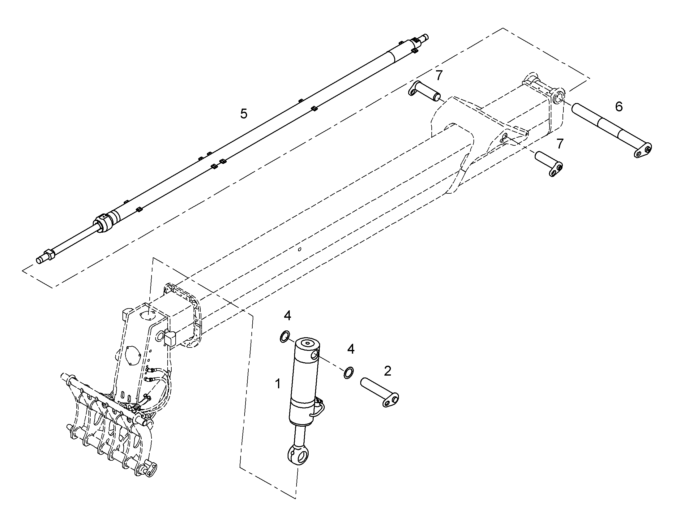 ГИДРОЦИЛИНДР 9590235 LIEBHERR