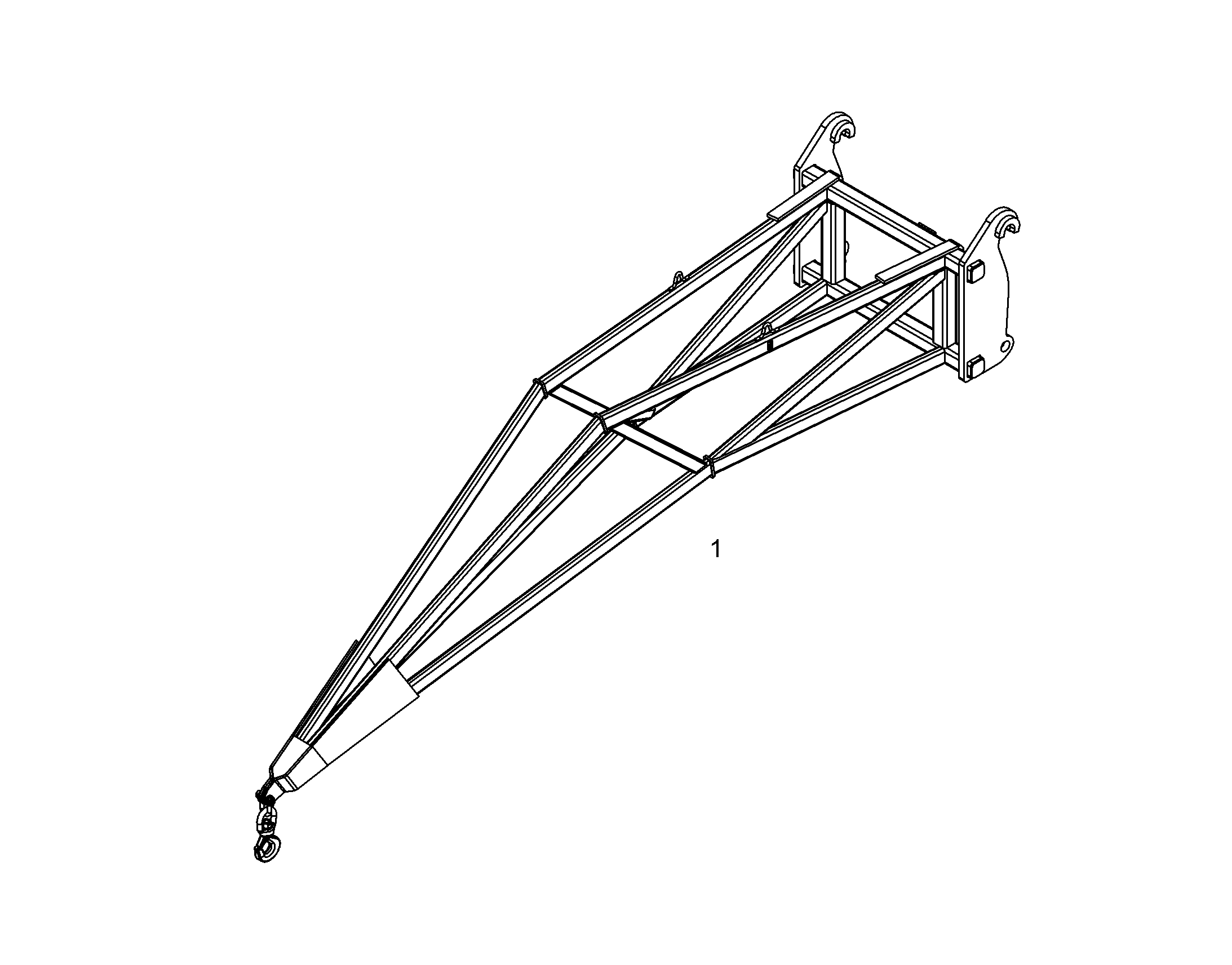 УДЛИНЕНИЕ СТРЕЛЫ LIEBHERR 10285749 LIEBHERR
