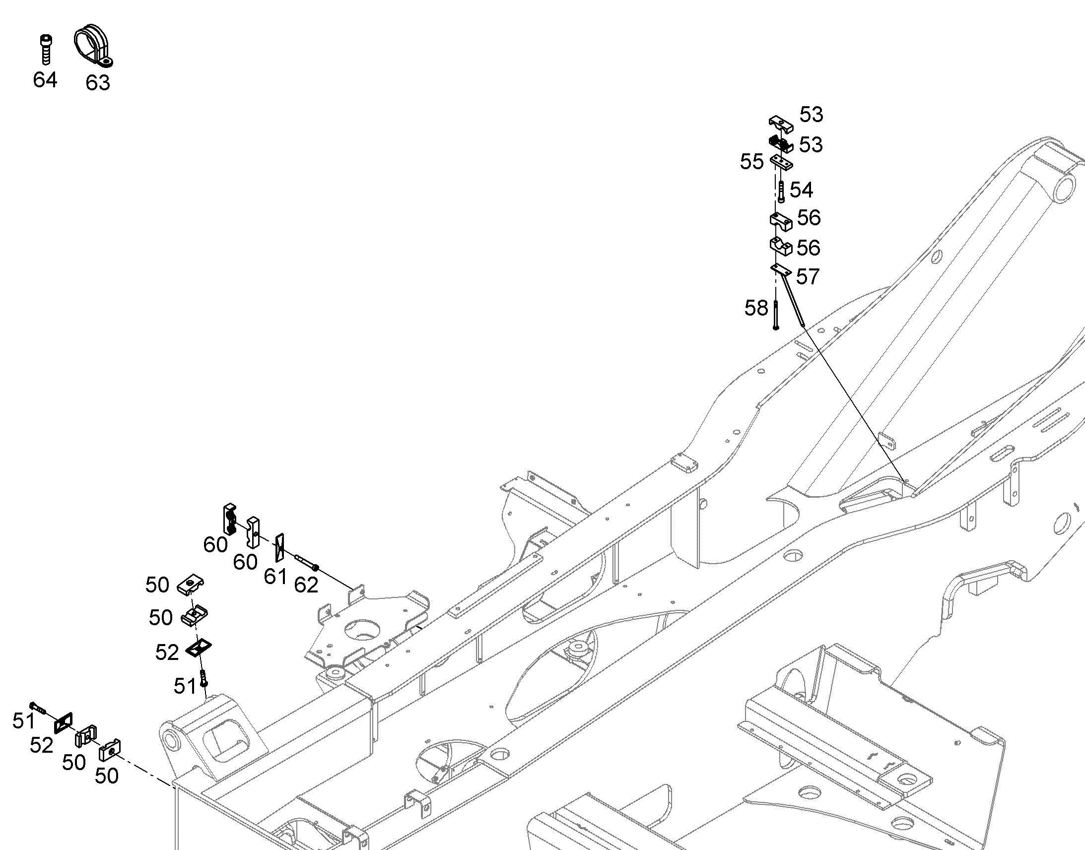 КЛЕММА ПОЛОВИННАЯ DIN 3015-3 Z 5 R 22 32 PP SW 10219509 LIEBHERR