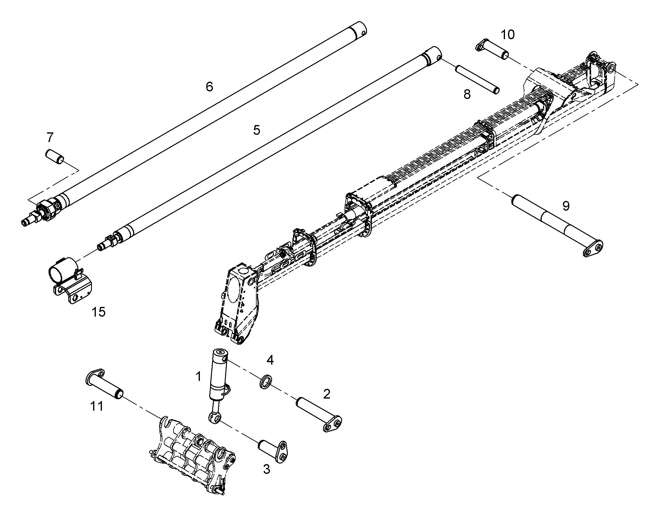 ГИДРОЦИЛИНДР 9593613 LIEBHERR