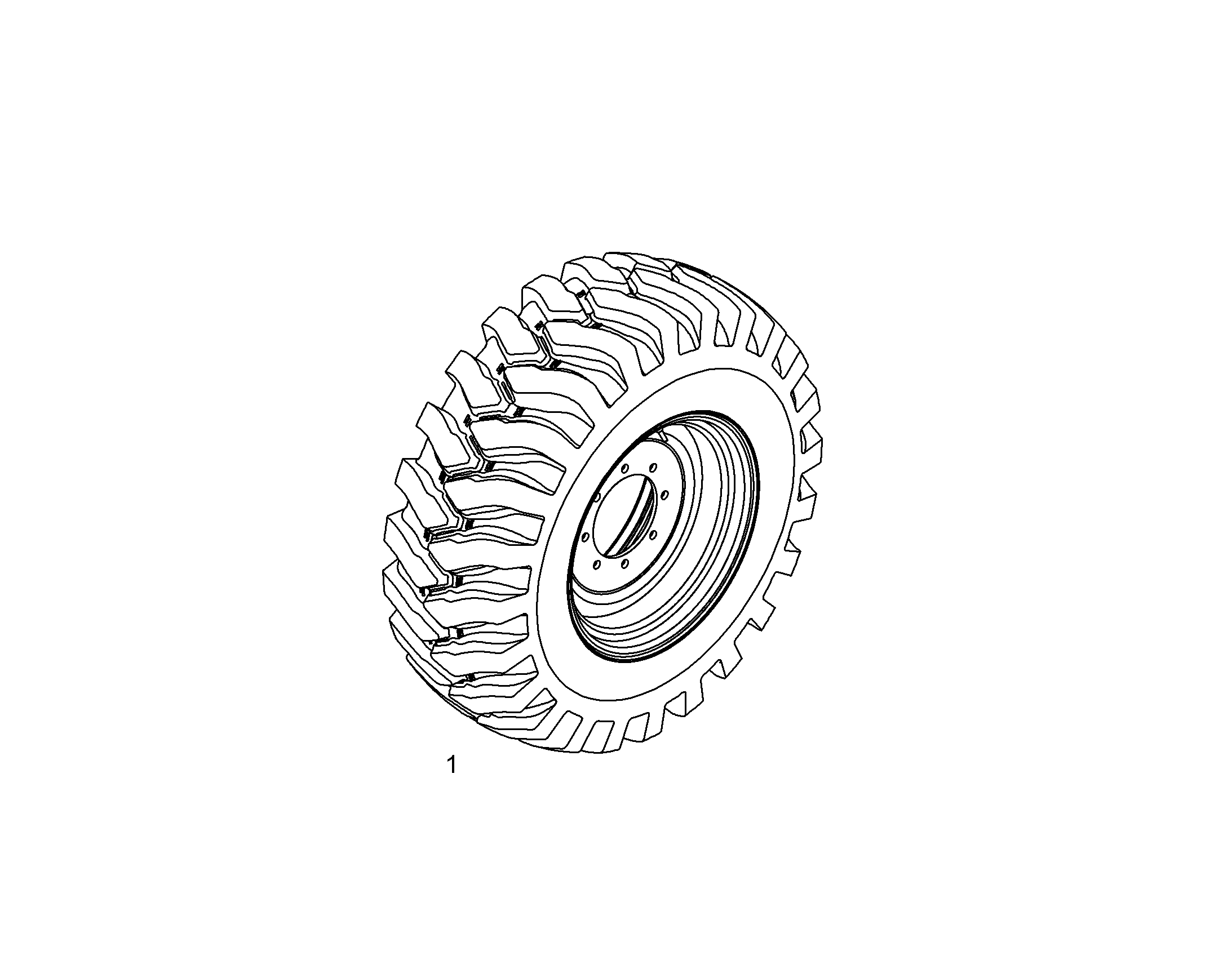 ЛЕВОЕ КОЛЕСО 405/70 - 24 10310908 LIEBHERR