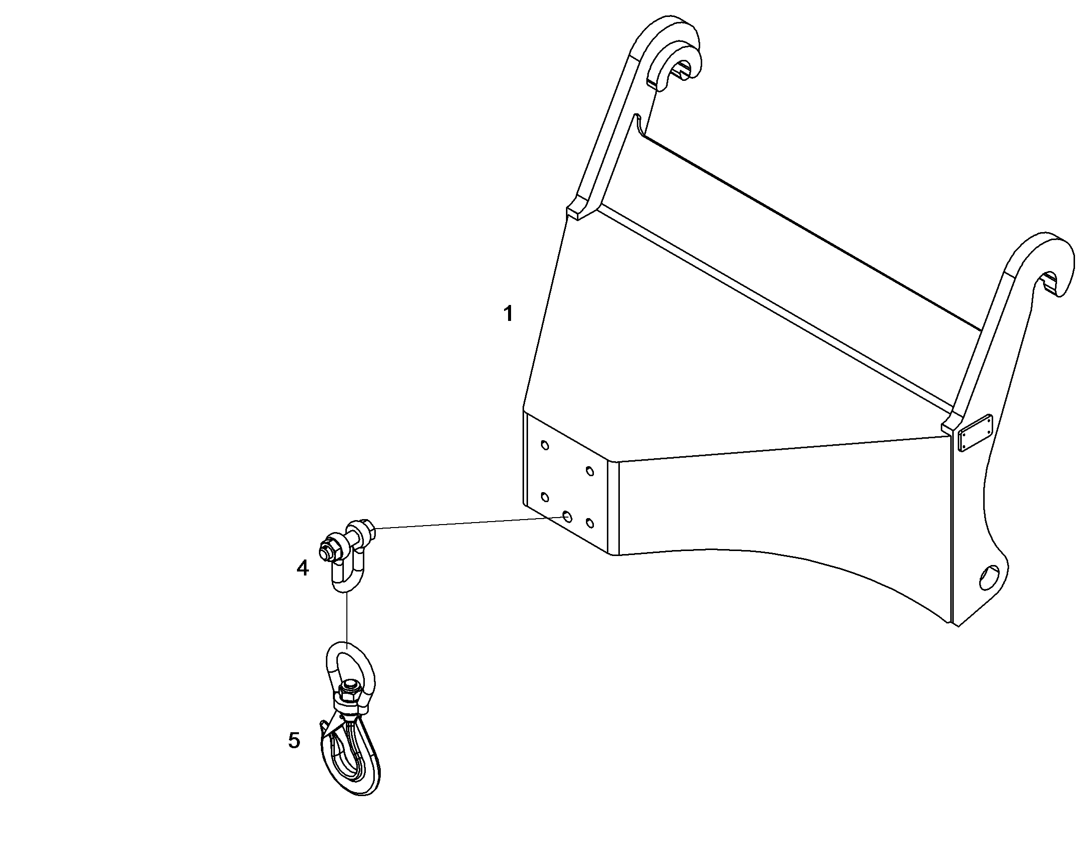 ГРУЗОВОЙ КРЮК LH 10337620 LIEBHERR