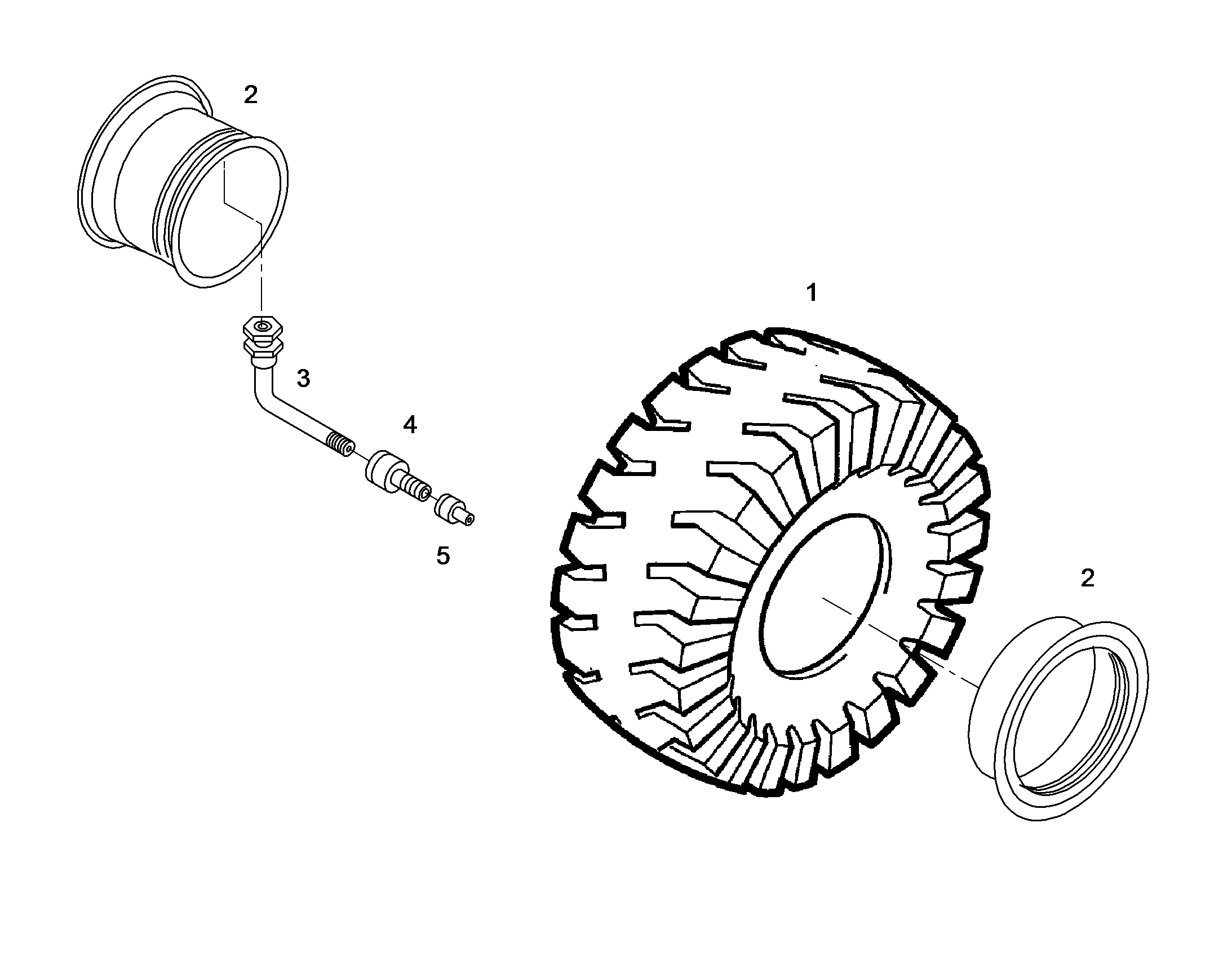 ДИСКОВОЕ КОЛЕСО 8,5-24 / 43,2 (8-LOCH) 10358956 LIEBHERR