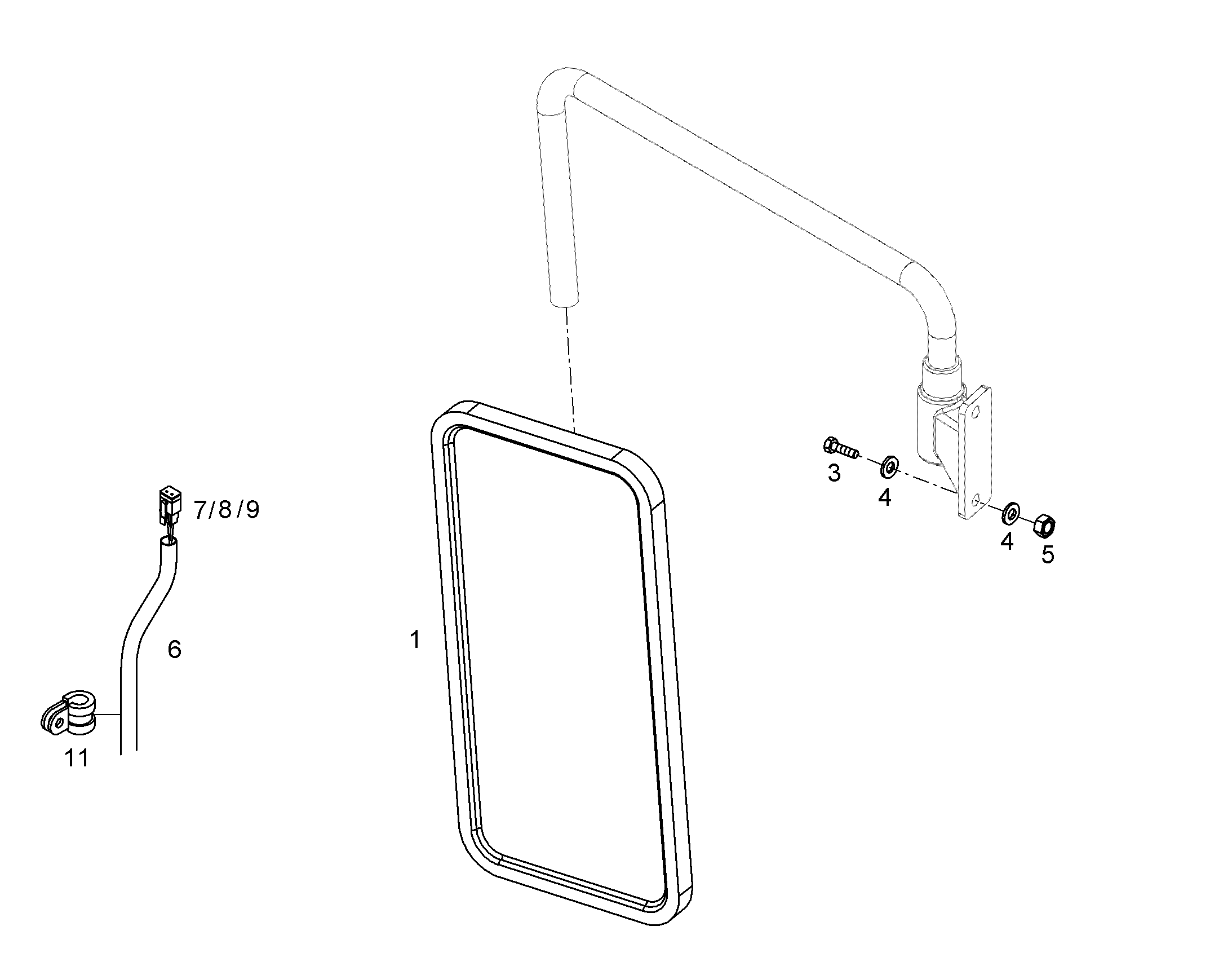КАБЕЛЬ (ИЗ МЕТАЛЛА) HZ 2X0,75 2m WINKELSTECKER/2P 591069608 LIEBHERR
