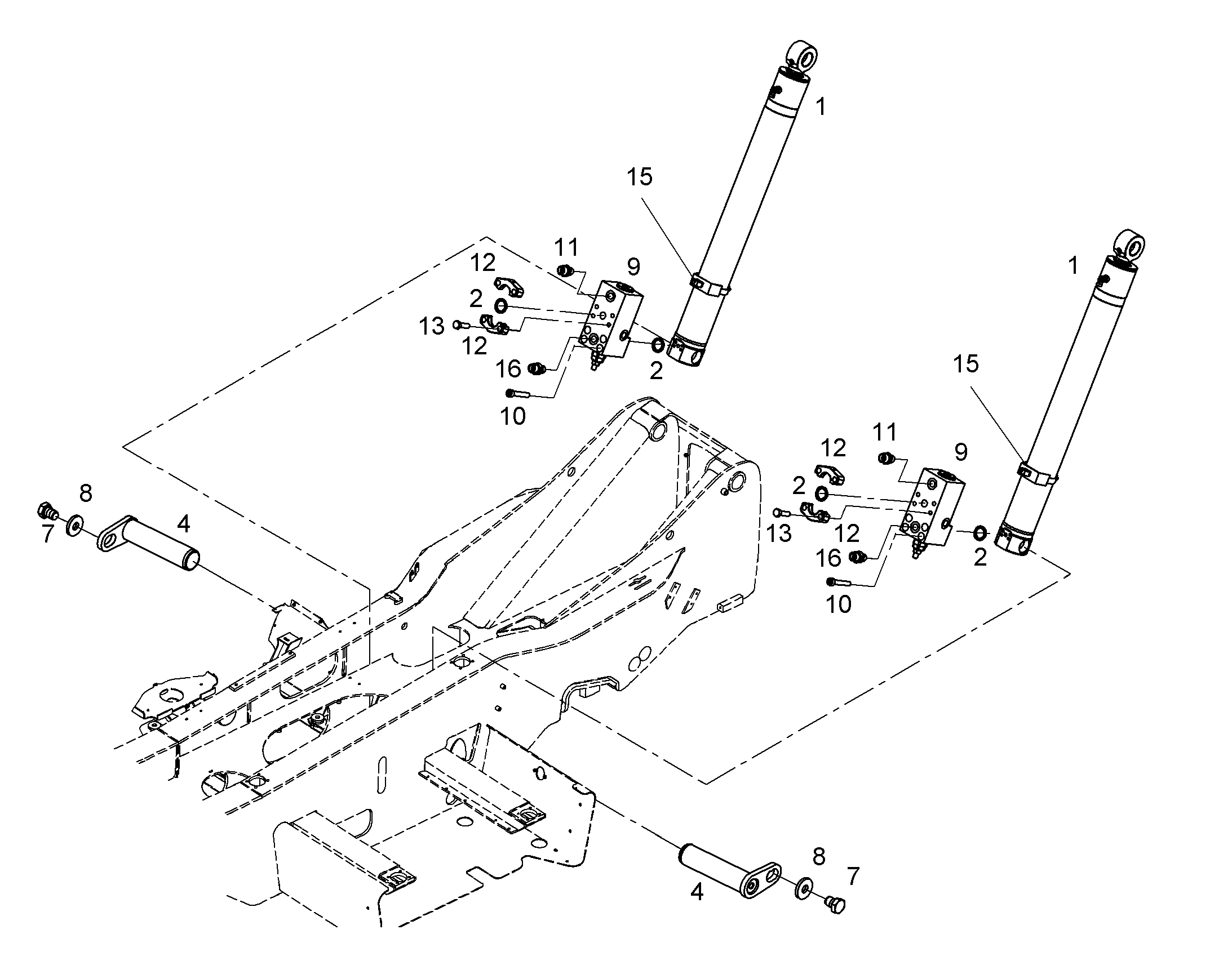 СКОБА d=140-22 10801876 LIEBHERR