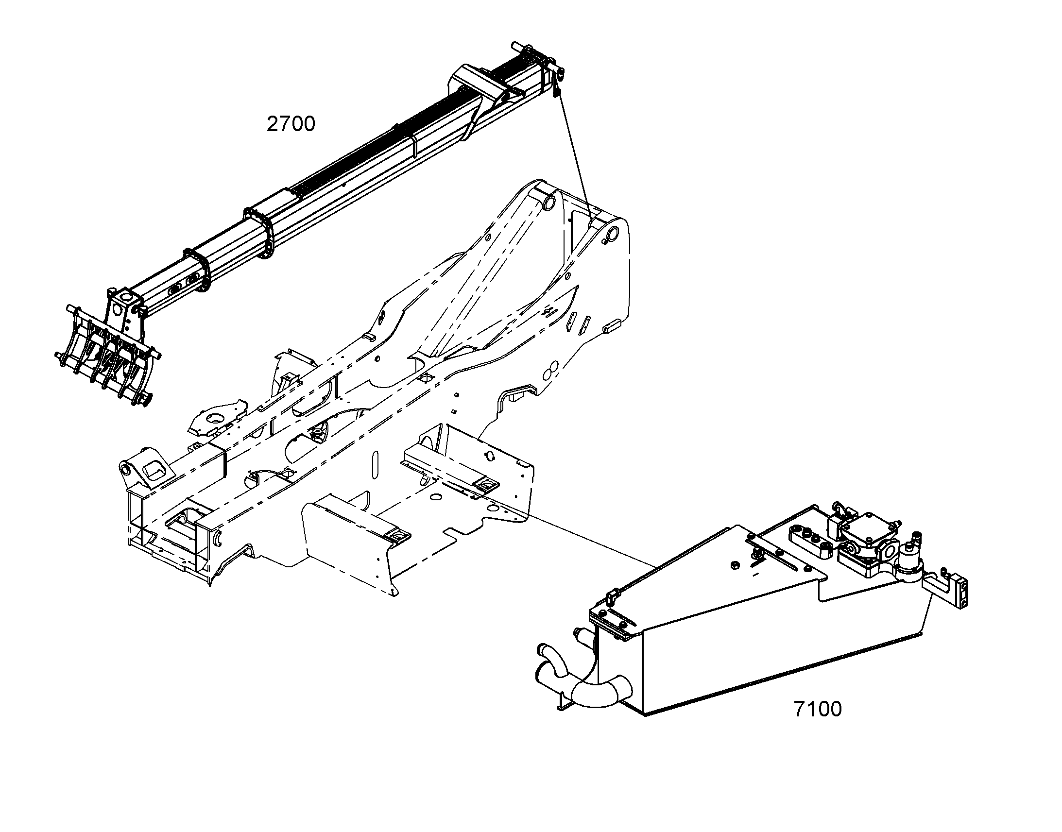 ТЕЛЕСКОПИЧЕСКИЙ ЭЛЕМЕНТ 435-13 10314110 LIEBHERR