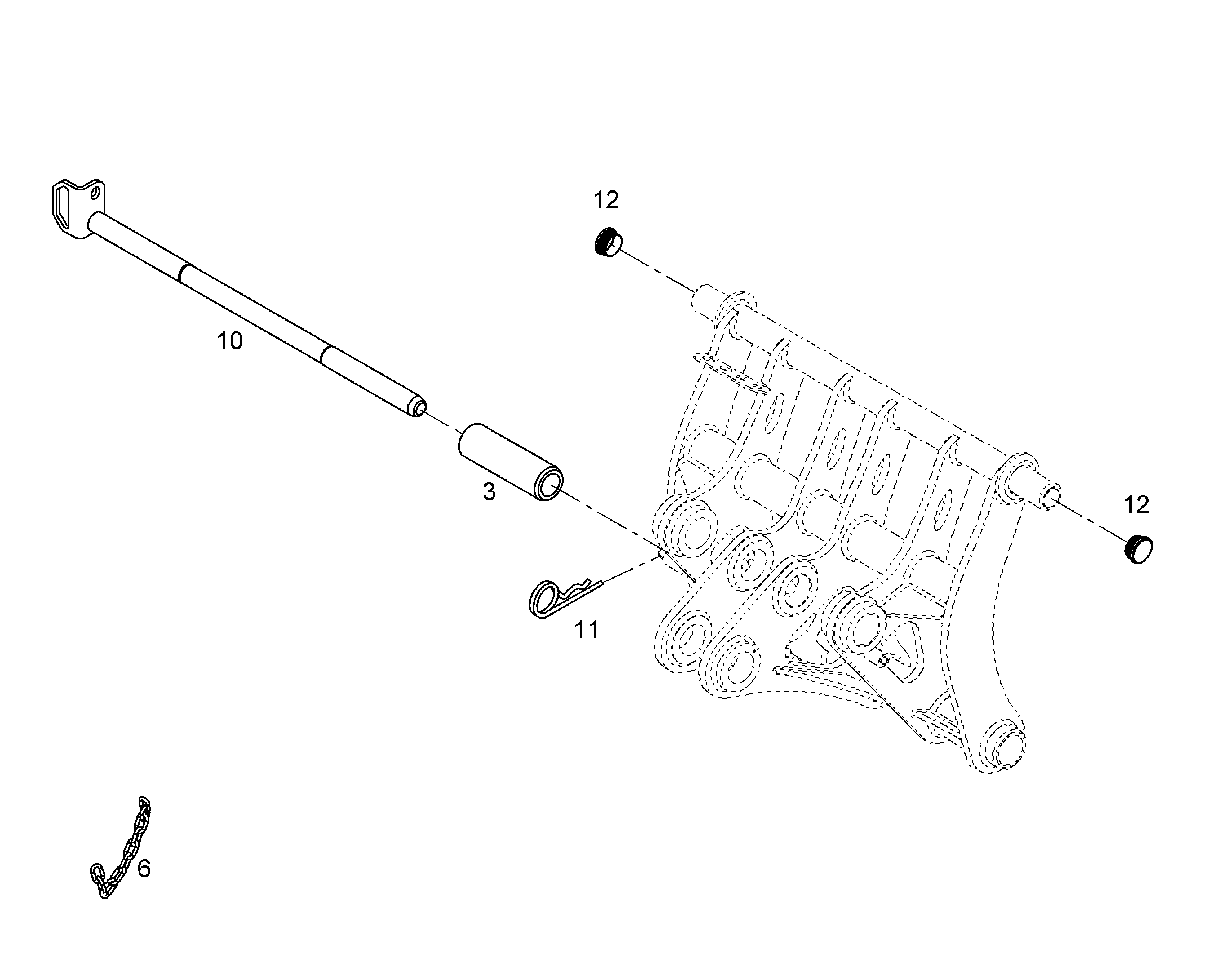 ЦАПФА ФИКСИРУЮЩАЯ 49X1072 10305142 LIEBHERR
