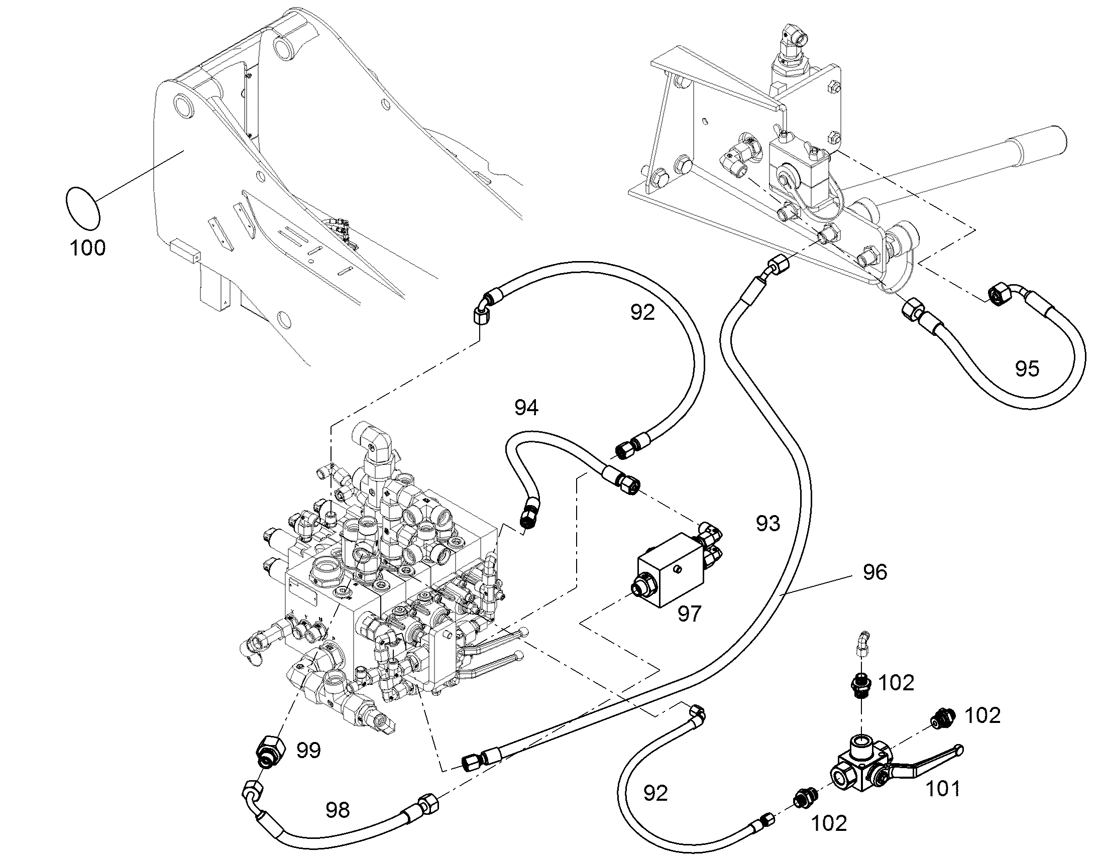 КРАН ШАРИКОВЫЙ 11170486 LIEBHERR
