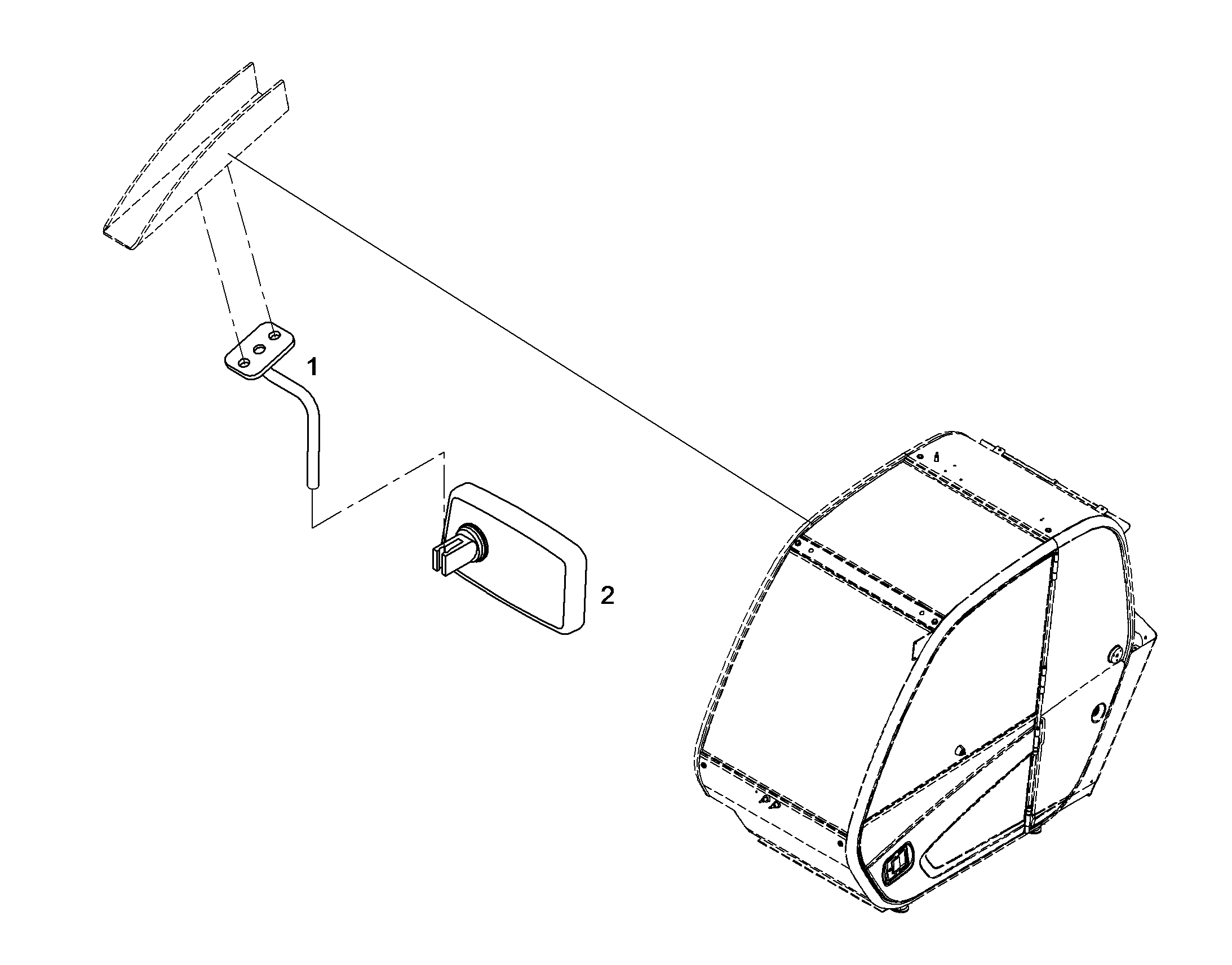 ЗЕРКАЛО ВНУТРЕННЕЕ 10341909 LIEBHERR