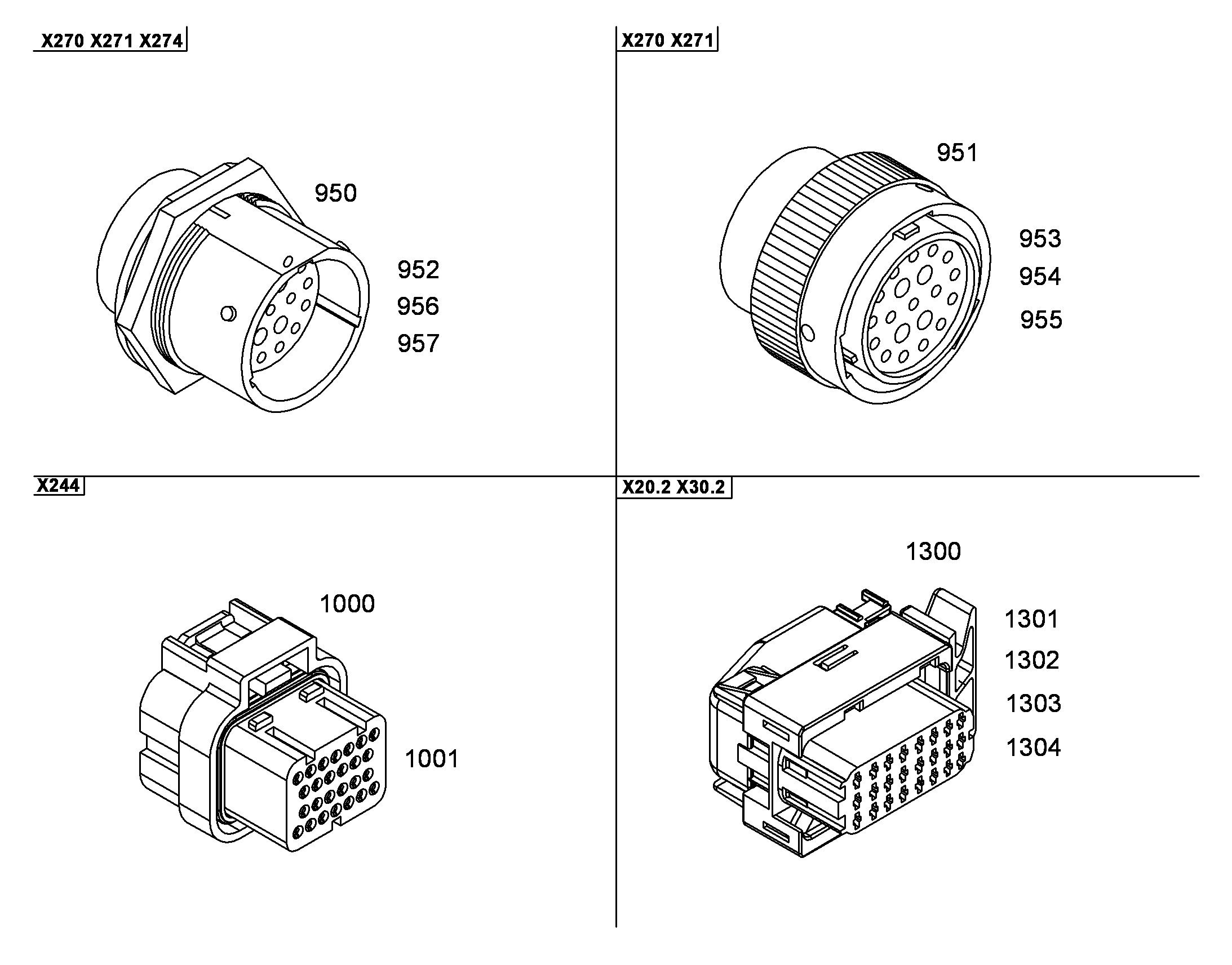 ВТУЛОЧНЫЙ КОНТАКТ 0,5-1,0mm² 10037496 LIEBHERR