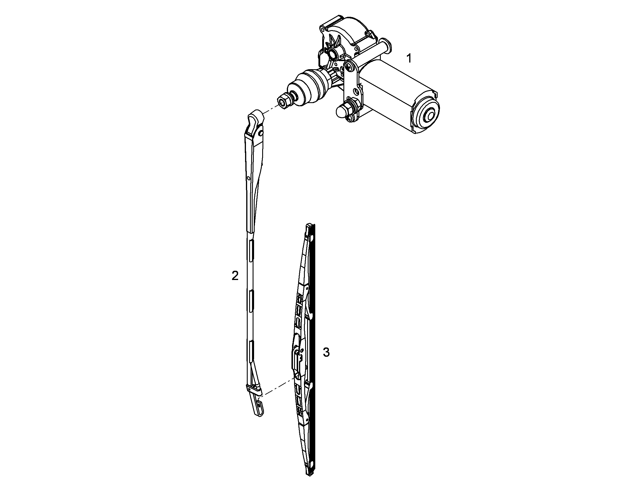 ЩЕТКА ДВОРНИКА 400mm 10651966 LIEBHERR
