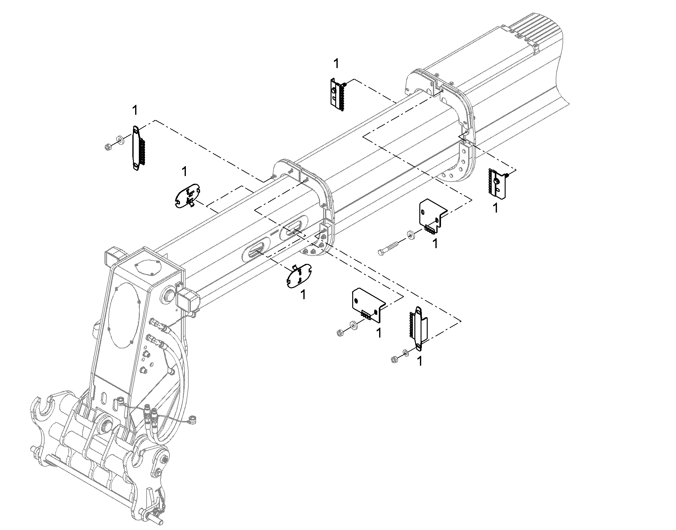 СКРЕБКОВАЯ МЕТЛА 10308852 LIEBHERR