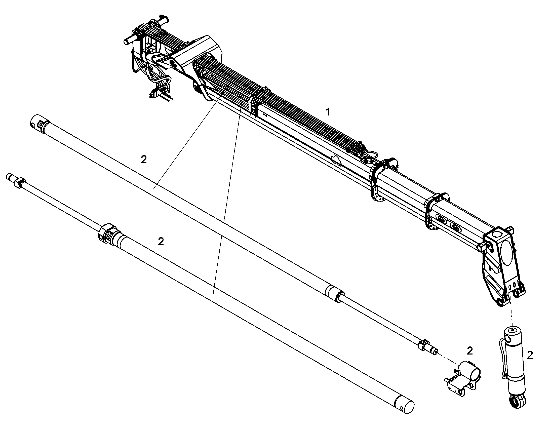ТЕЛЕСКОПИЧЕСКИЙ ЭЛЕМЕНТ 13M 10313782 LIEBHERR