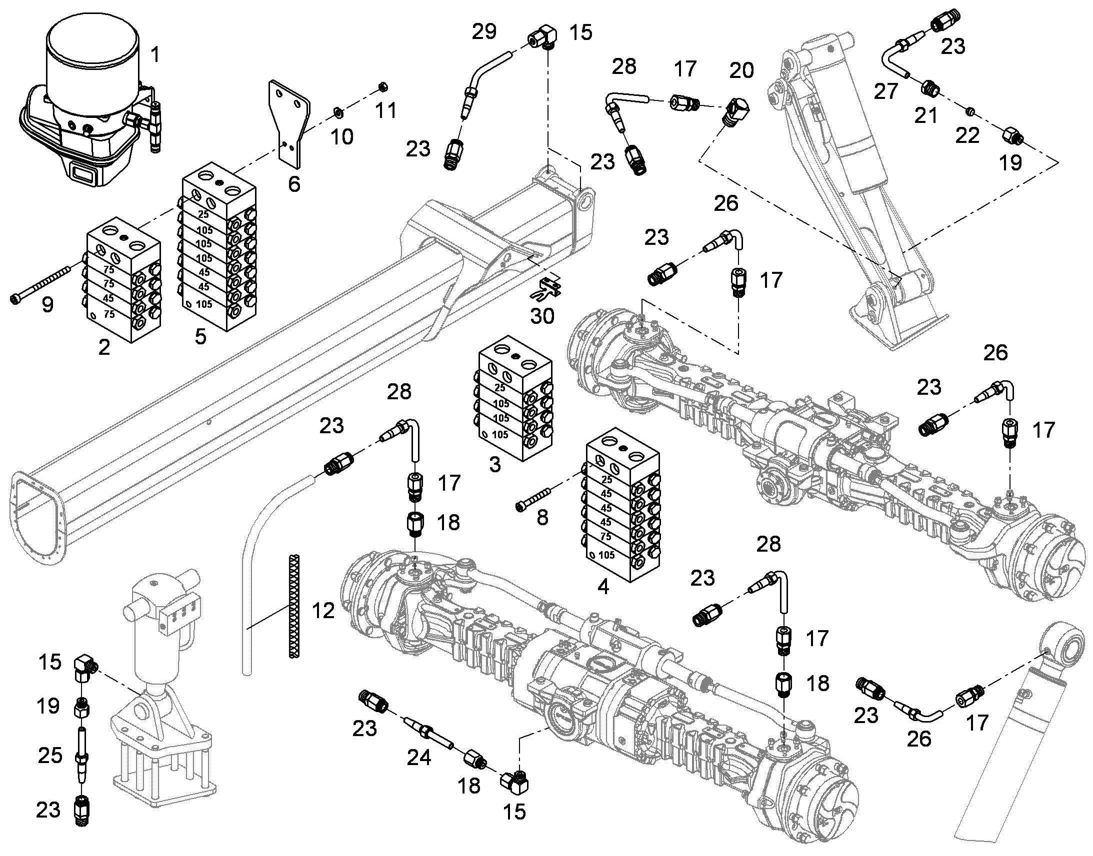 УГОЛОК МОНТАЖНЫЙ 10813455 LIEBHERR