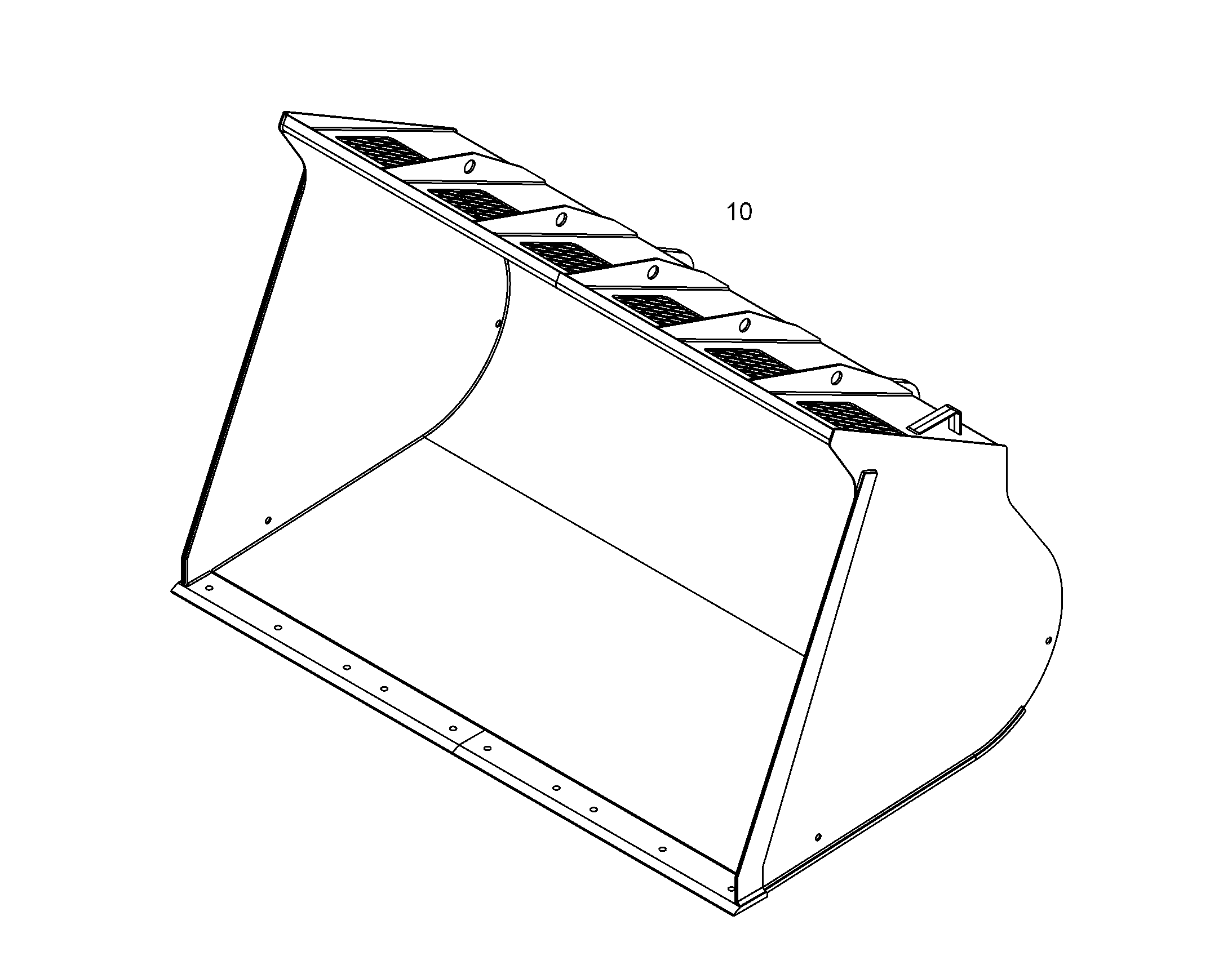 КОВШ LIEBHERR 2490mm 4m³ 10312134 LIEBHERR