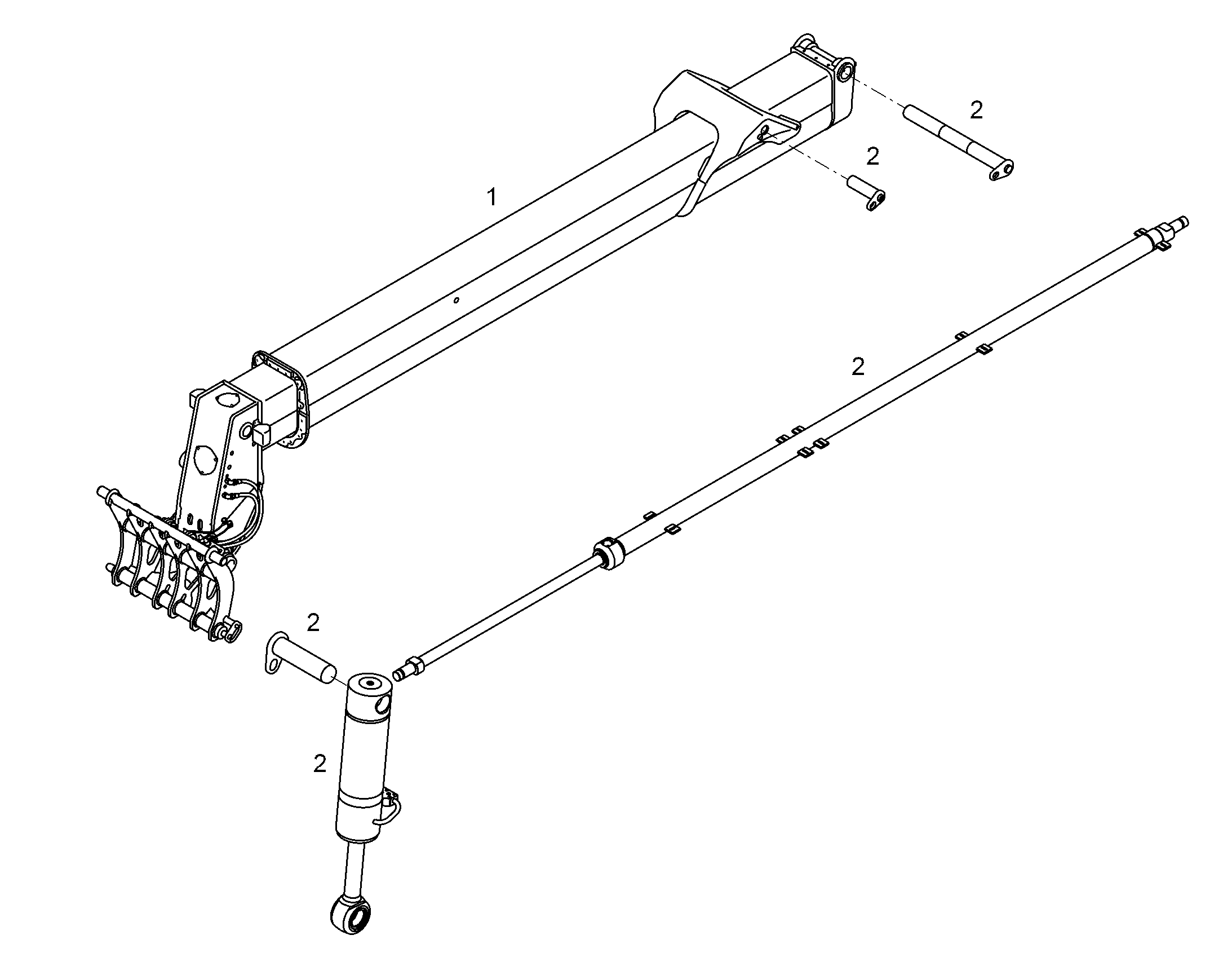 ТЕЛЕСКОПИЧЕСКИЙ ЭЛЕМЕНТ 10312875 LIEBHERR