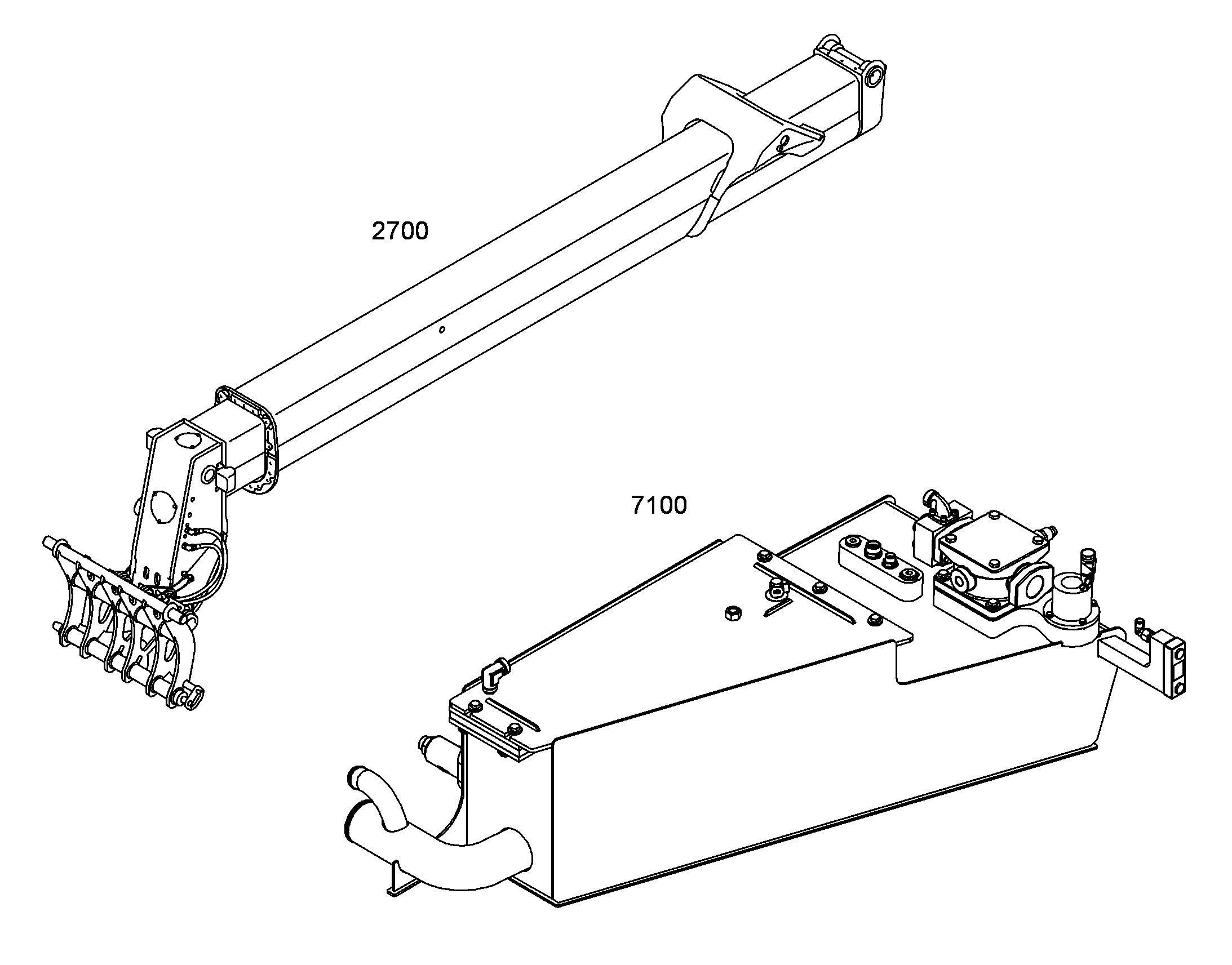 ТЕЛЕСКОПИЧЕСКИЙ ЭЛЕМЕНТ 10310180 LIEBHERR
