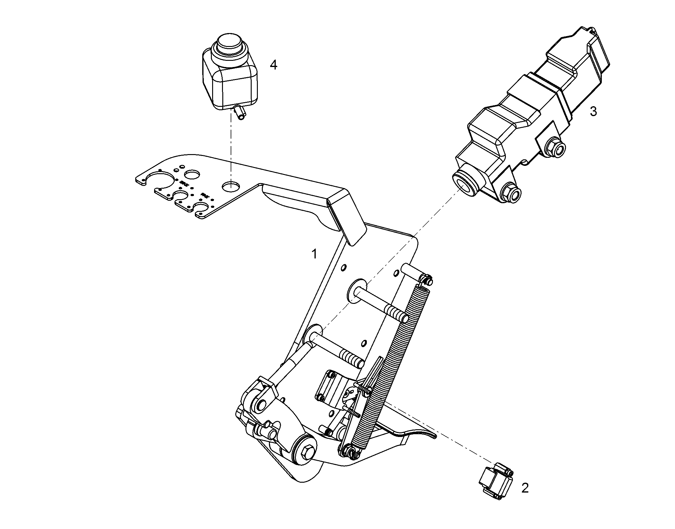 ПЕДАЛЬ ТОРМОЗА 10312771 LIEBHERR