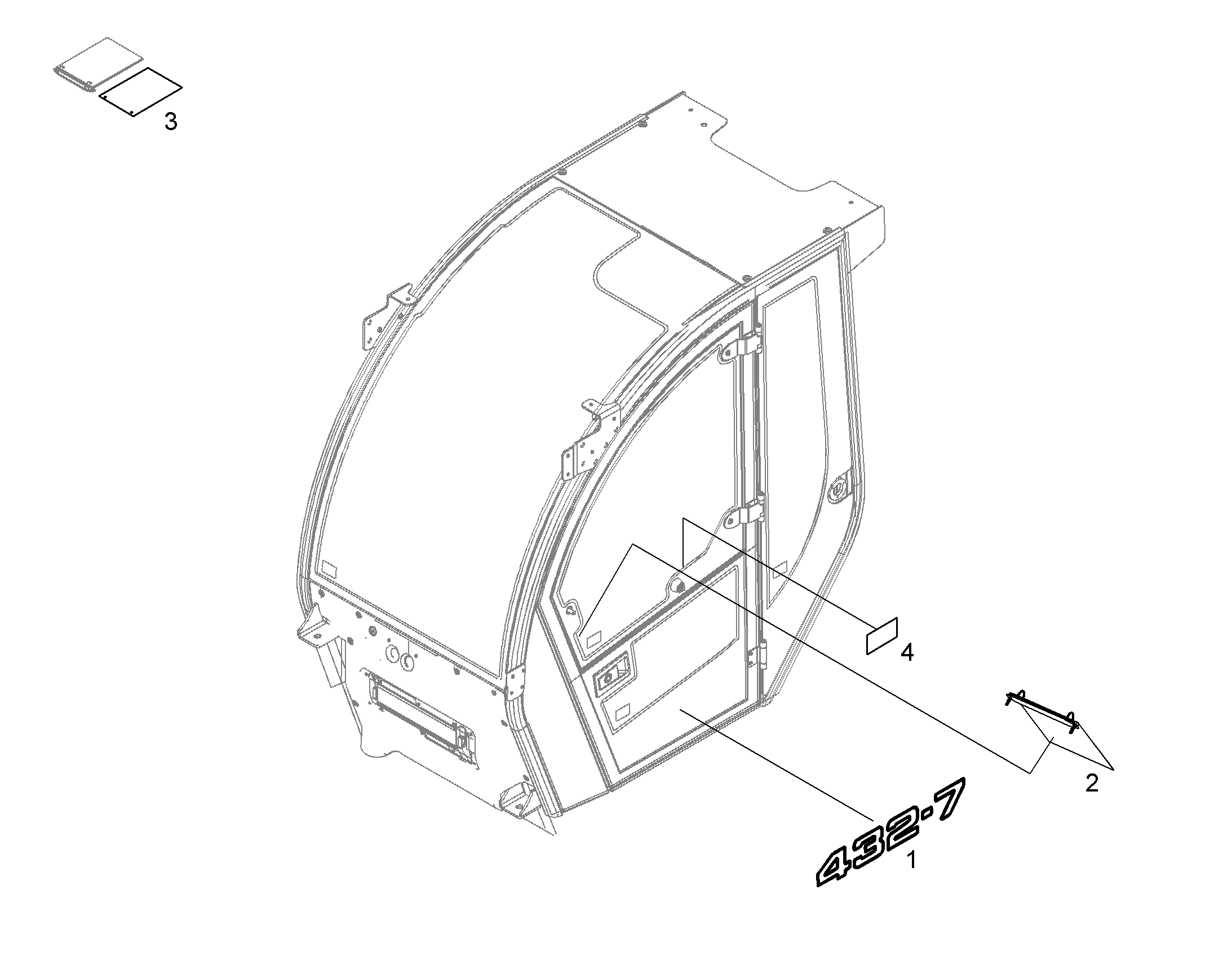 НАКЛЕЙКА 93509435 LIEBHERR