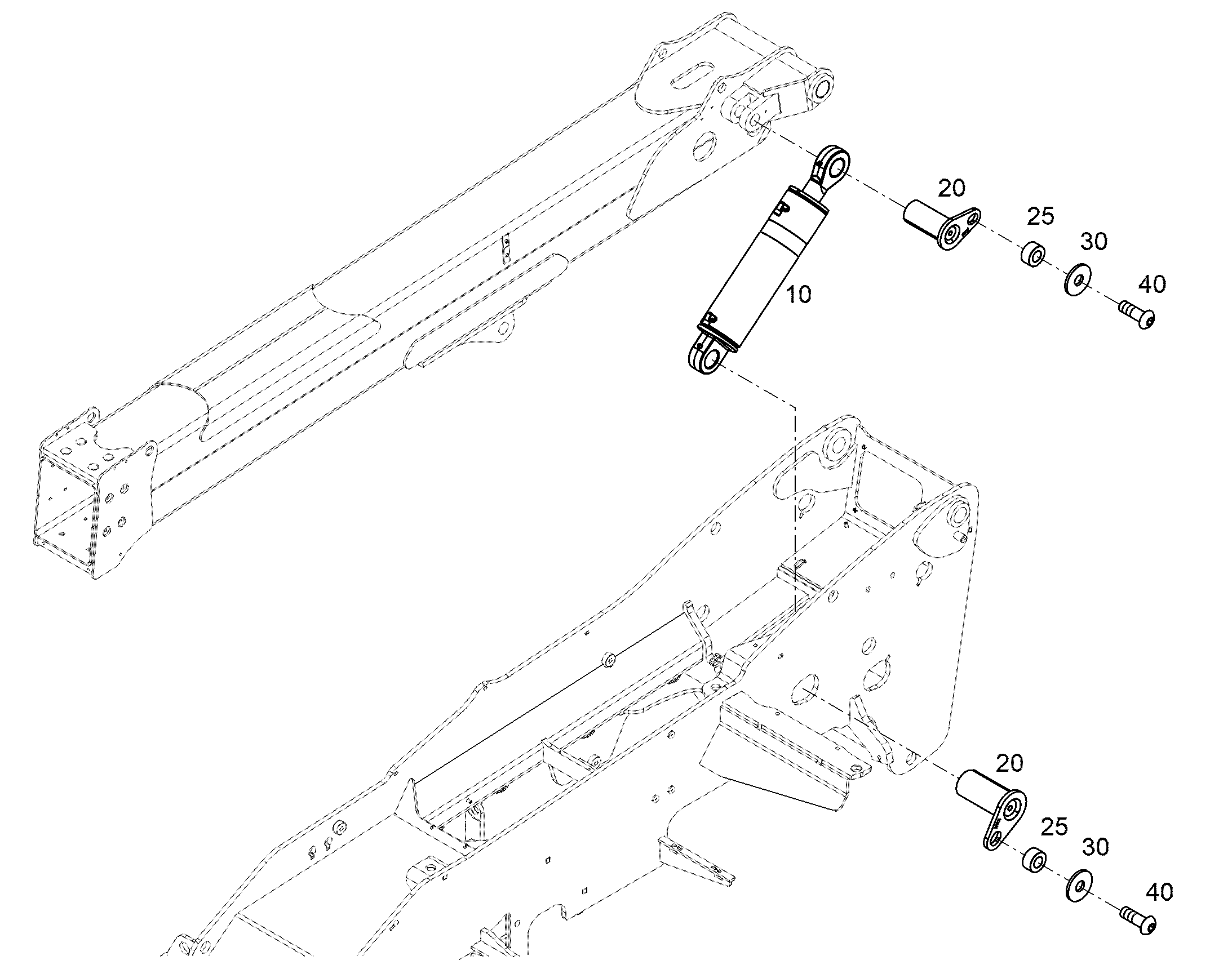 ГИЛЬЗА РАСПОРНАЯ 10,5X20X10 93507096 LIEBHERR