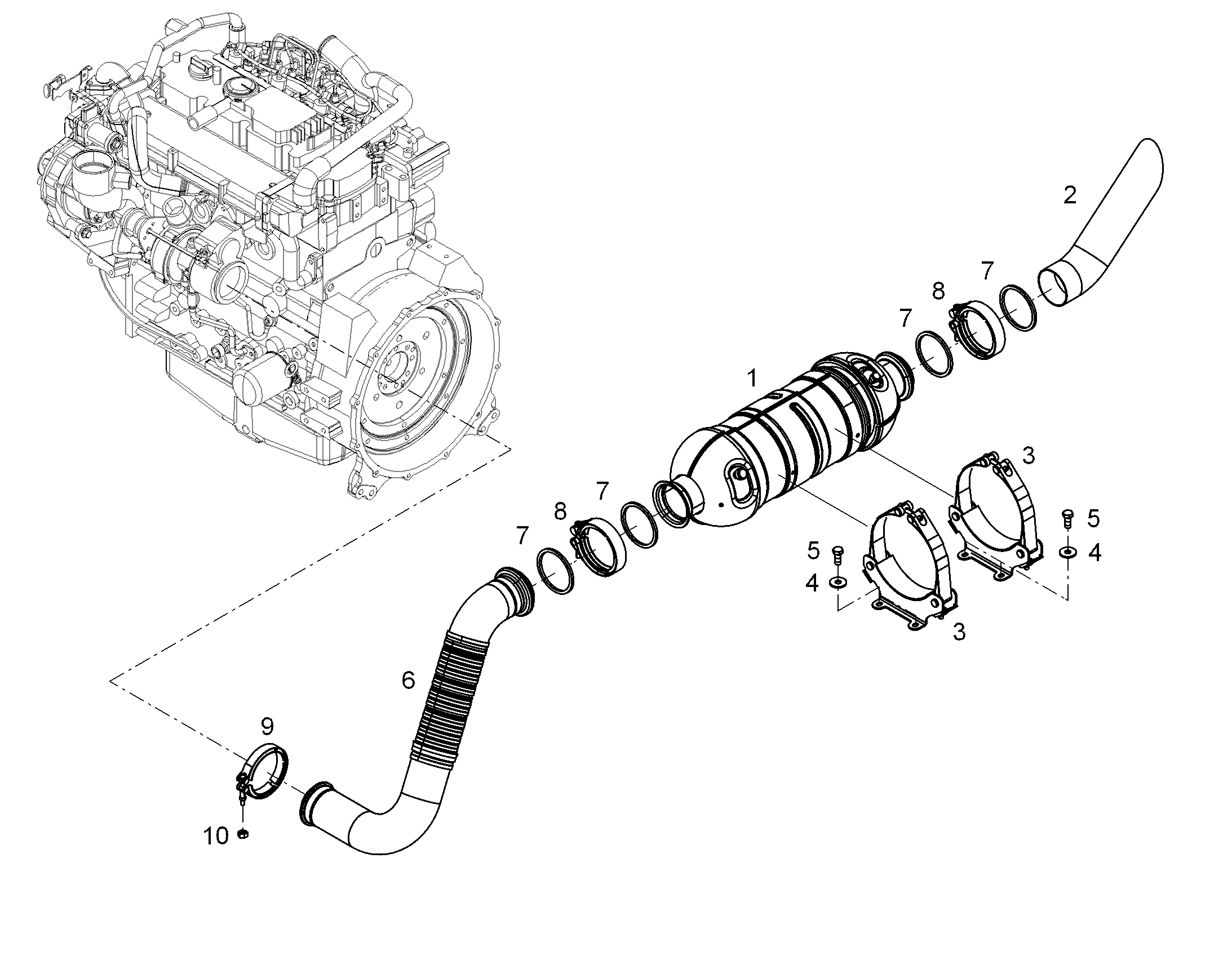 КАТАЛИЗАТОР 11621348 LIEBHERR