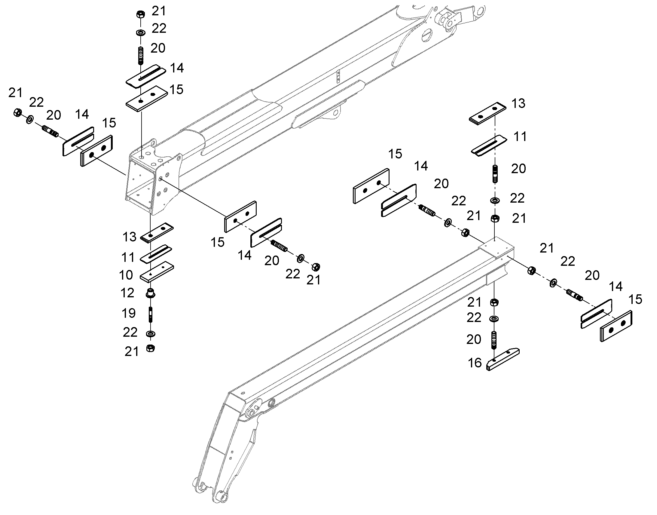 ШПИЛЬКА DIN 938 M10X35 10.9 FLZN 406802908 LIEBHERR