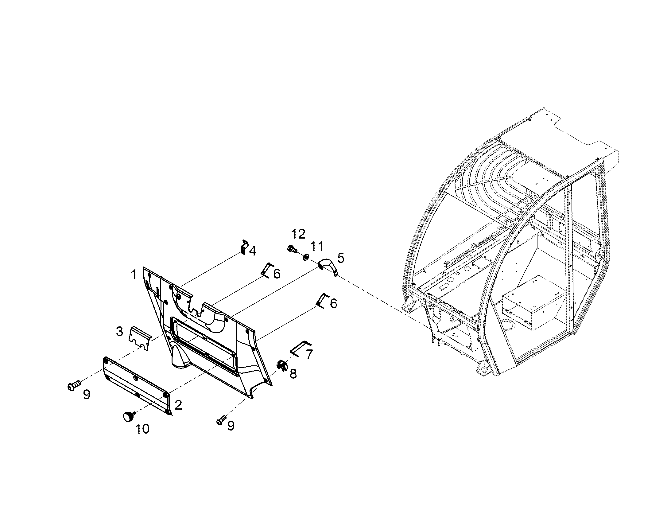 НАРУЖНАЯ ОБЛИЦОВКА 93510758 LIEBHERR
