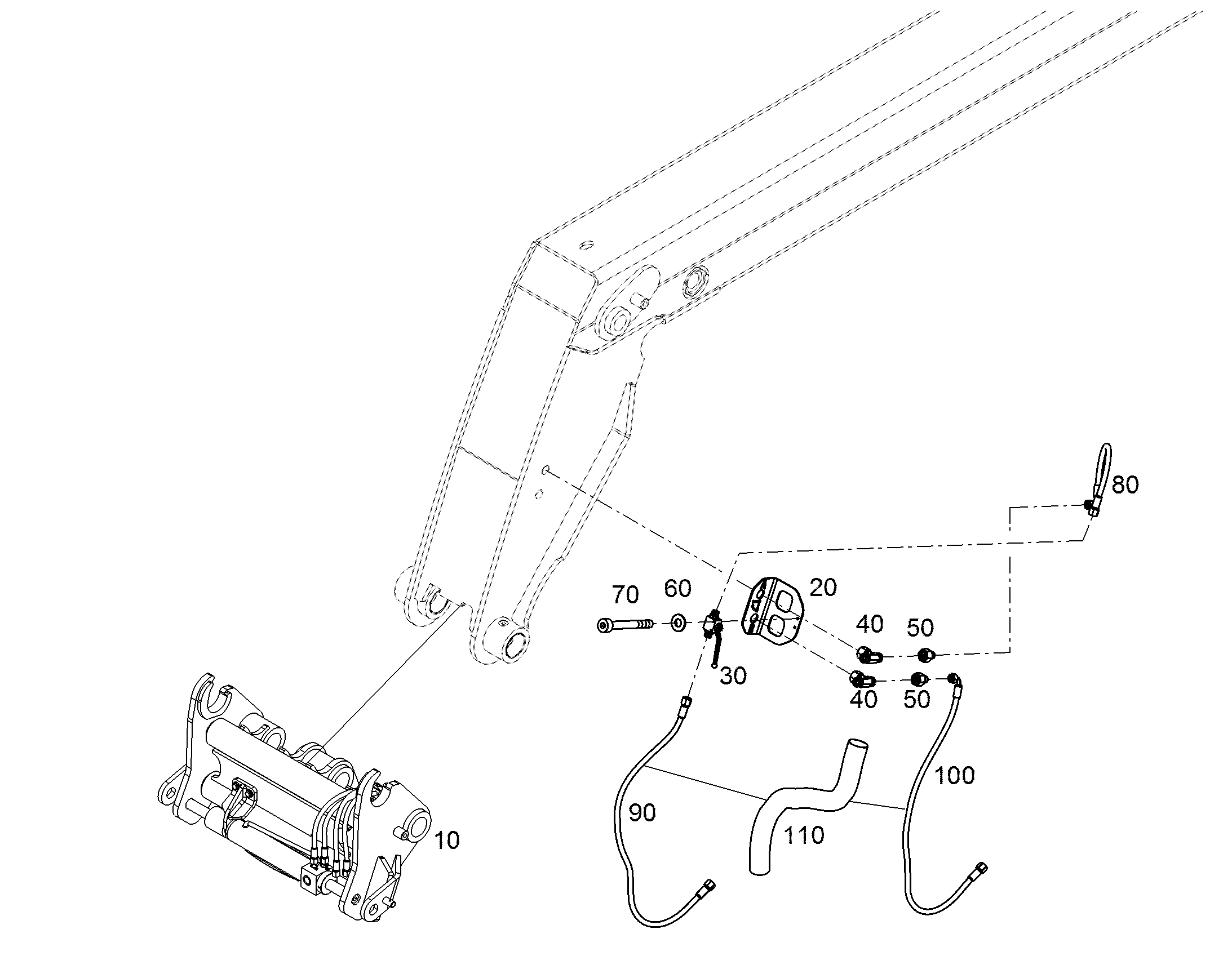 КРАН ЗАПОРНЫЙ ШАРОВОЙ 11698434 LIEBHERR