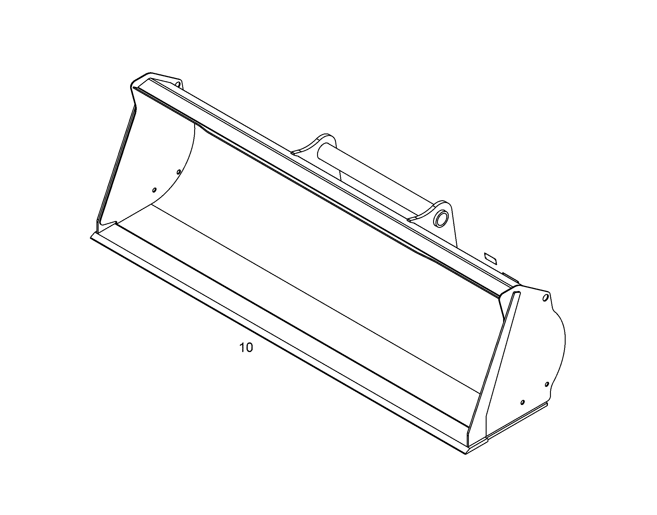 КОВШ LIEBHERR 2490mm 0,9m³ 11348308 LIEBHERR