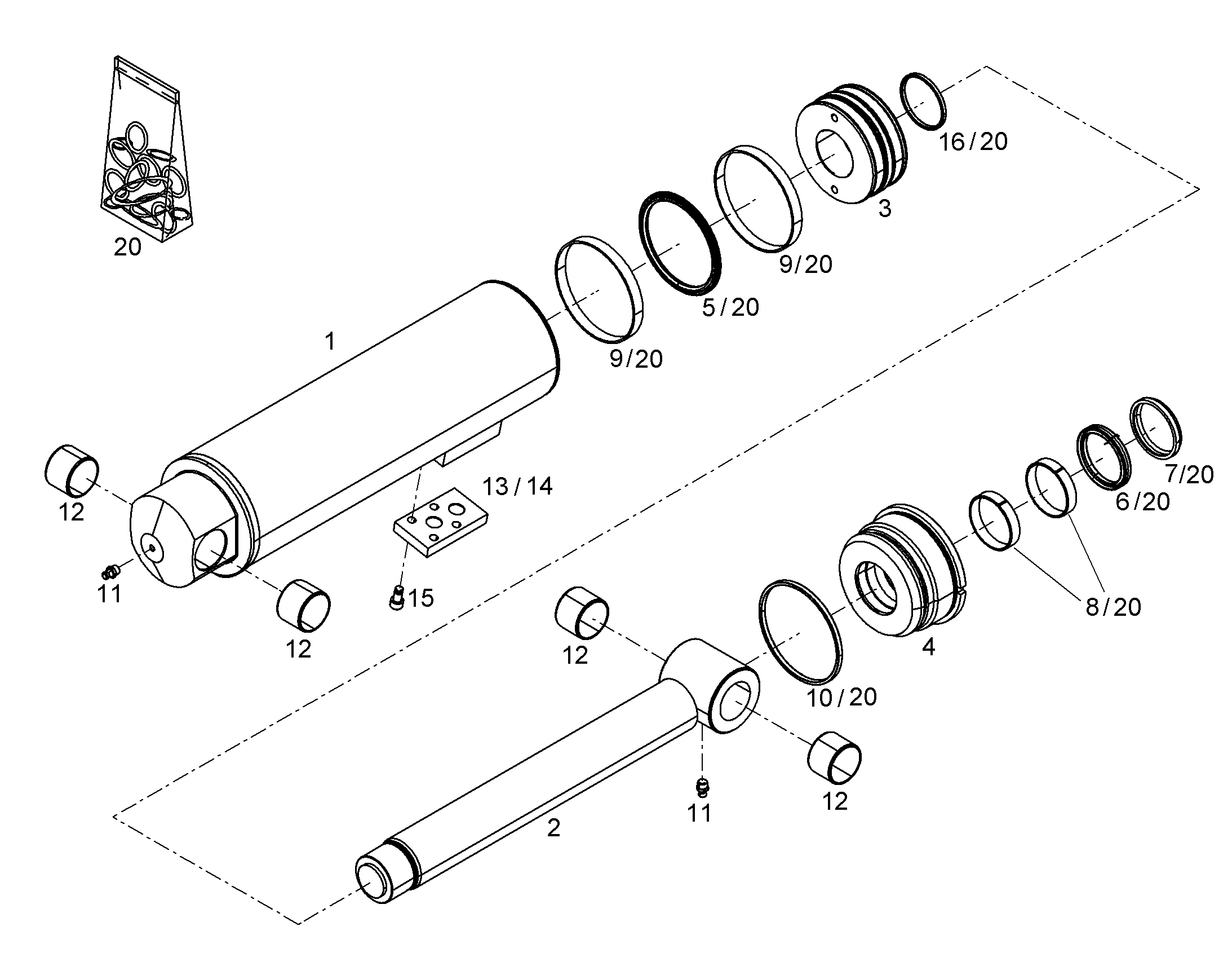 НАПРАВЛЯЮЩЕЕ КОЛЬЦО 140X135X15 11841334 LIEBHERR