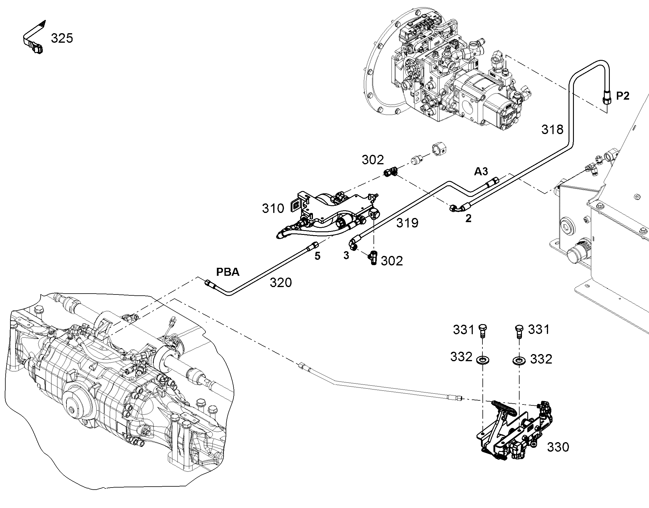 ПЕДАЛЬ ТОРМОЗА 12428280 LIEBHERR