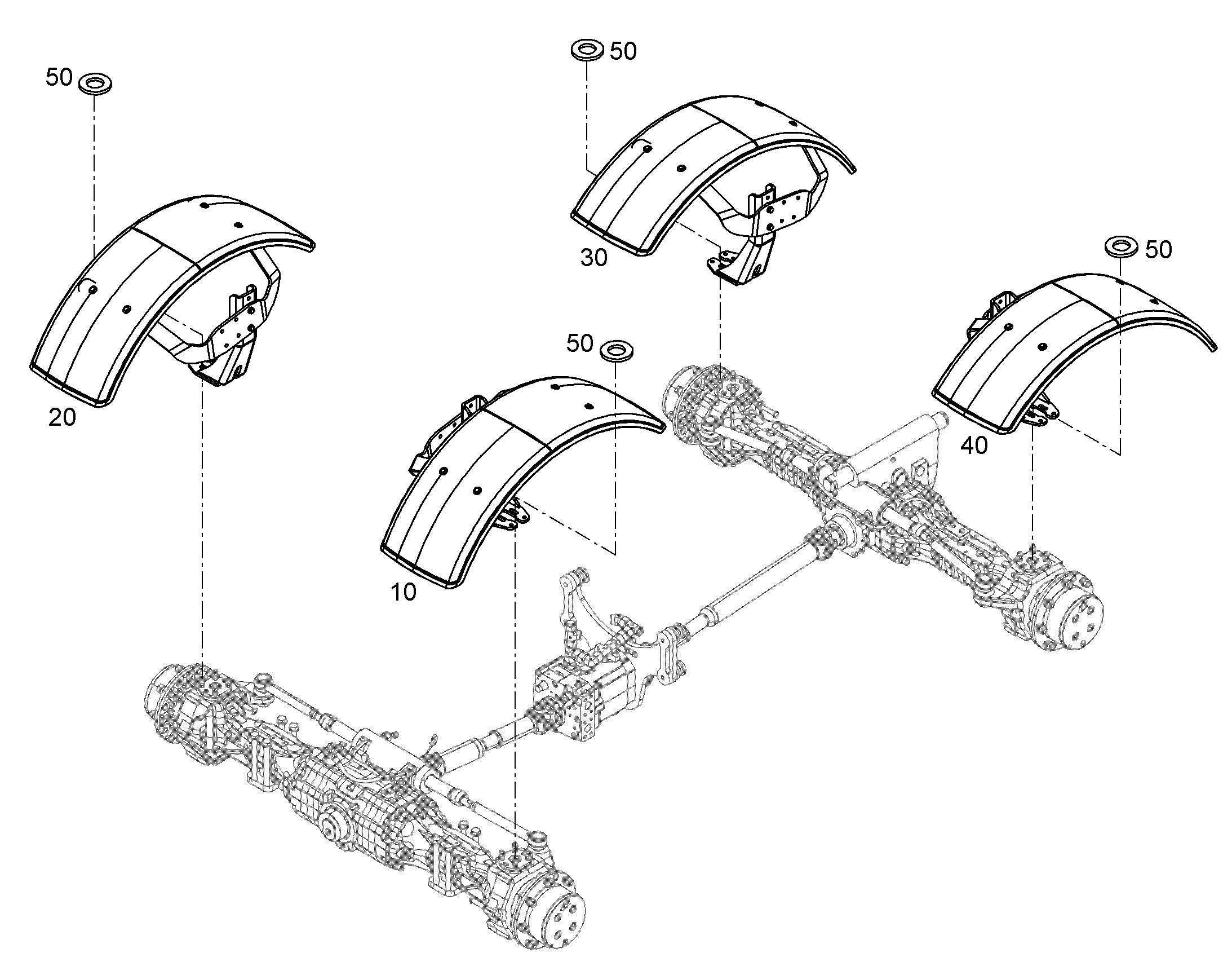 ПЕРЕДНЕЕ КРЫЛО В СБОРЕ 11406966 LIEBHERR