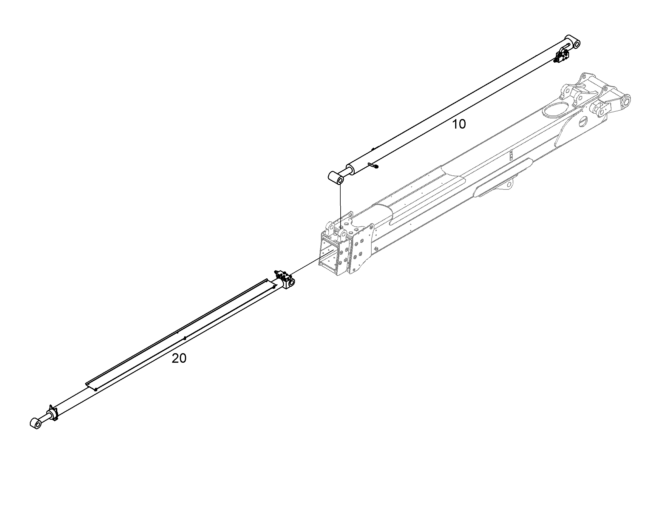 МОНТАЖ ГИДРАВЛ. ЦИЛИНДРА 11378509 LIEBHERR