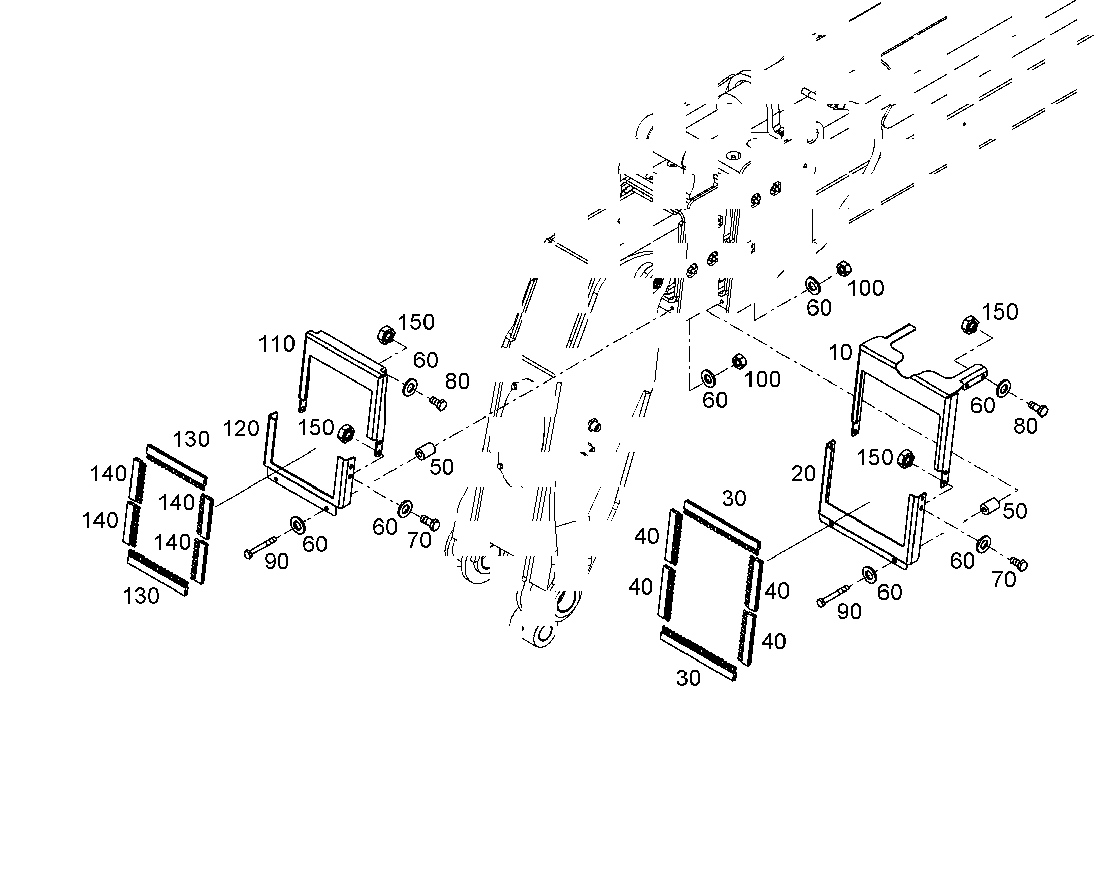 СКРЕБКОВАЯ МЕТЛА 12420049 LIEBHERR