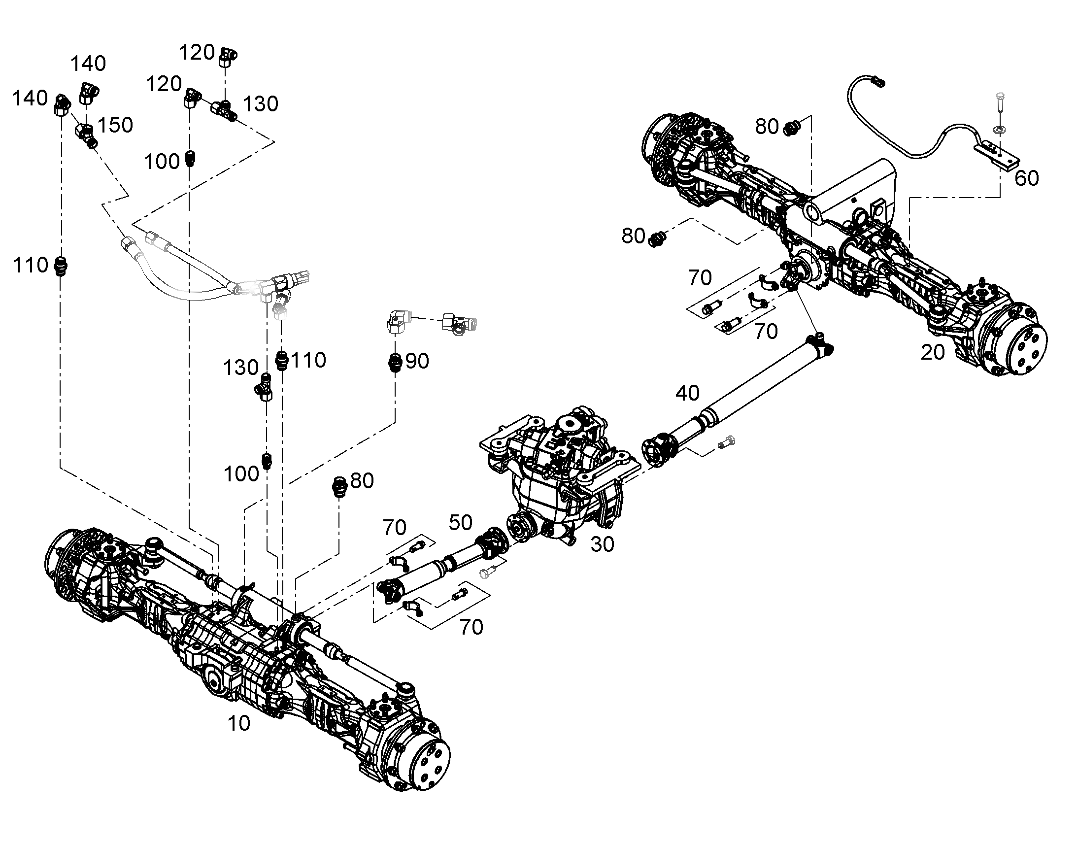 ПЕРЕДНЯЯ ОСЬ 12218430 LIEBHERR