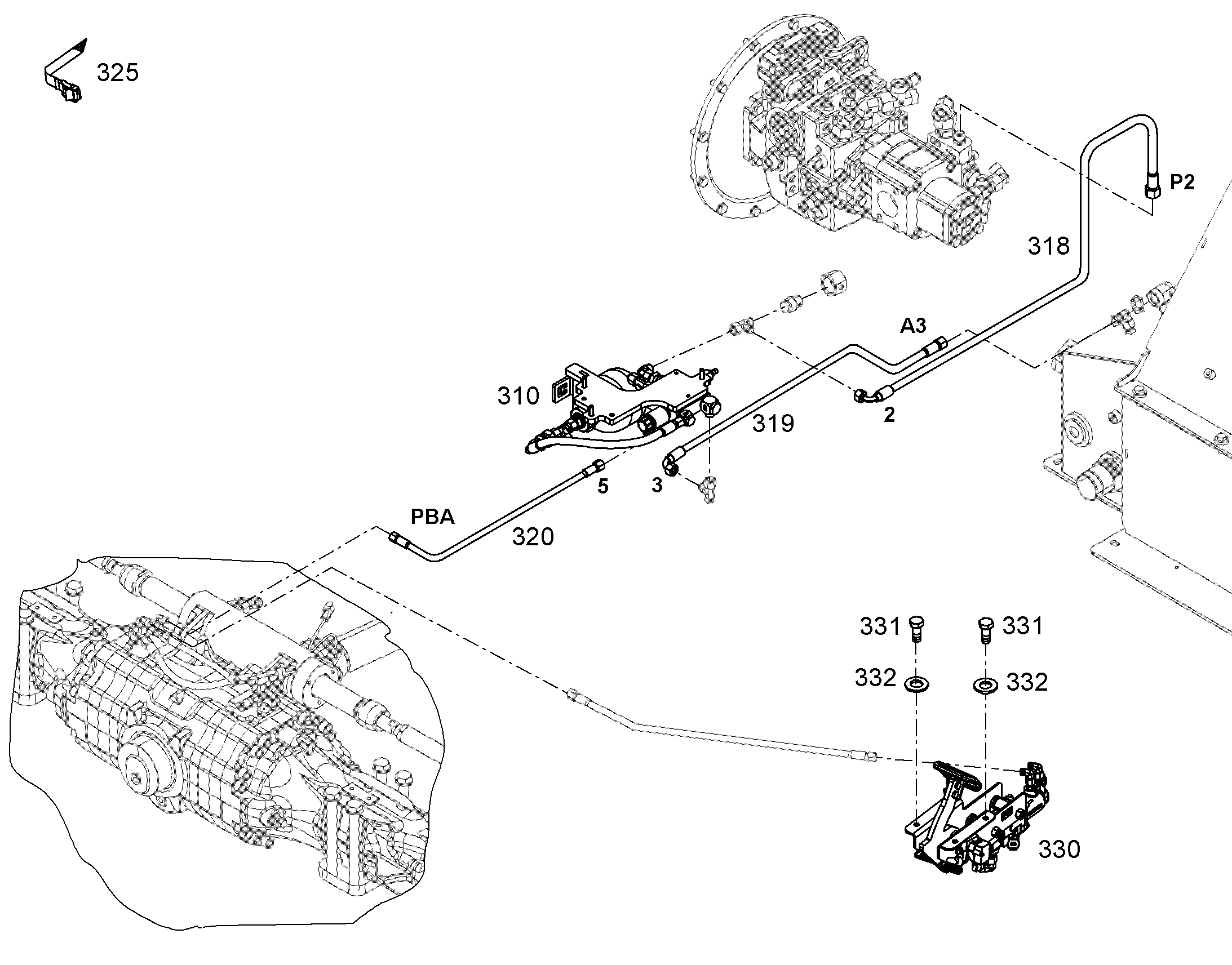ПЕДАЛЬ ТОРМОЗА 12472968 LIEBHERR