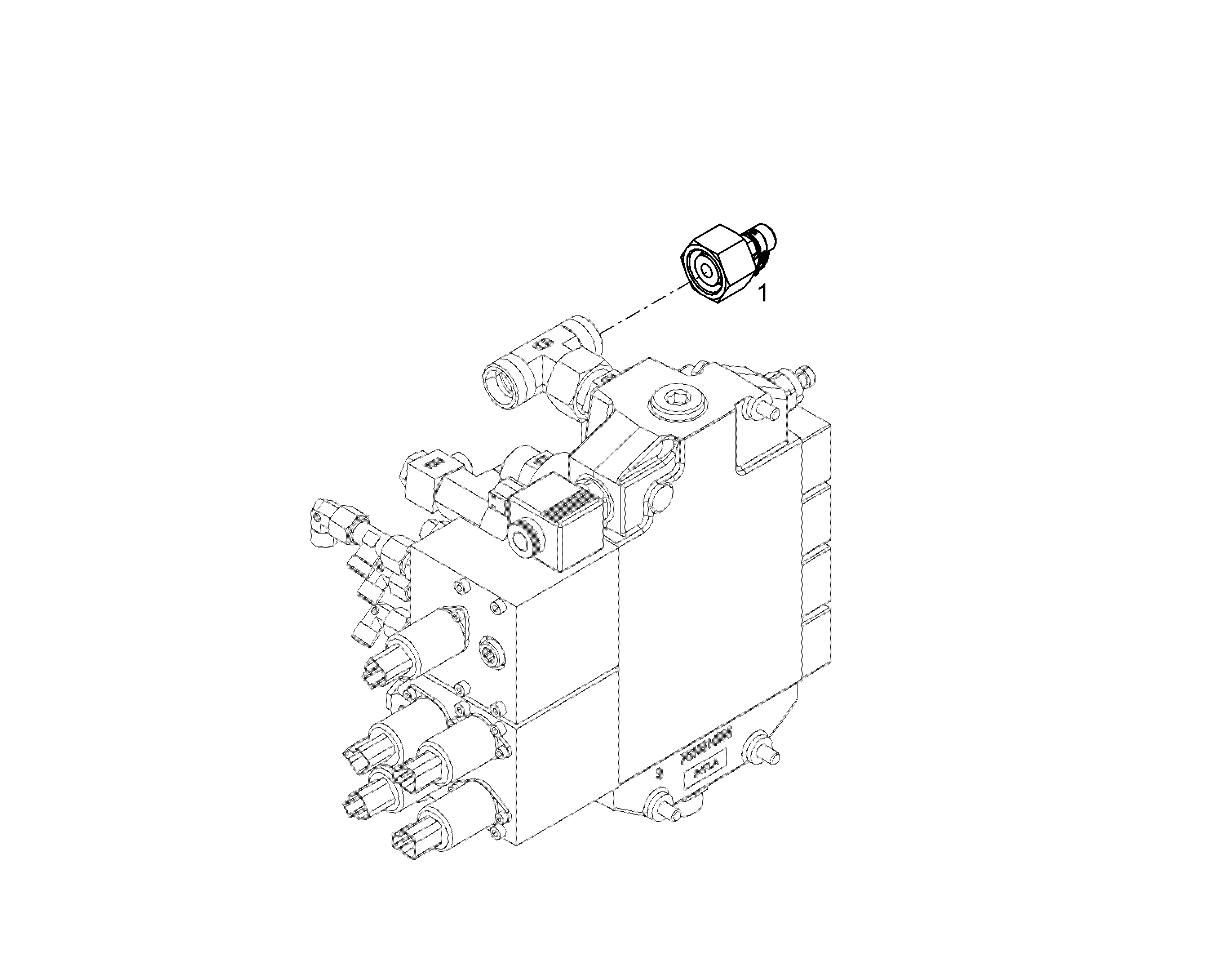 ШТУЦЕР ПОДКЛЮЧЕНИЯ МАНОМЕТРА VKA3 20S M30X2 12212501 LIEBHERR