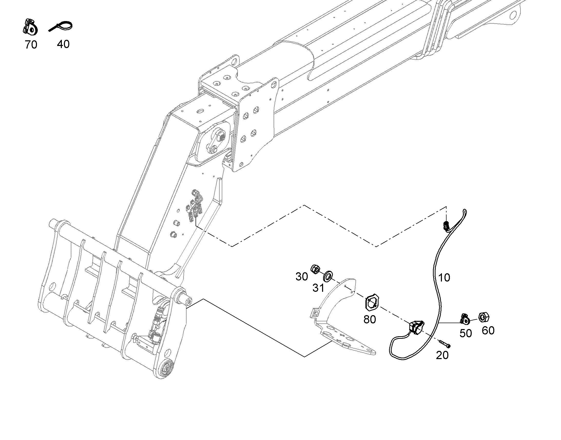 НАКЛЕЙКА 12984617 LIEBHERR