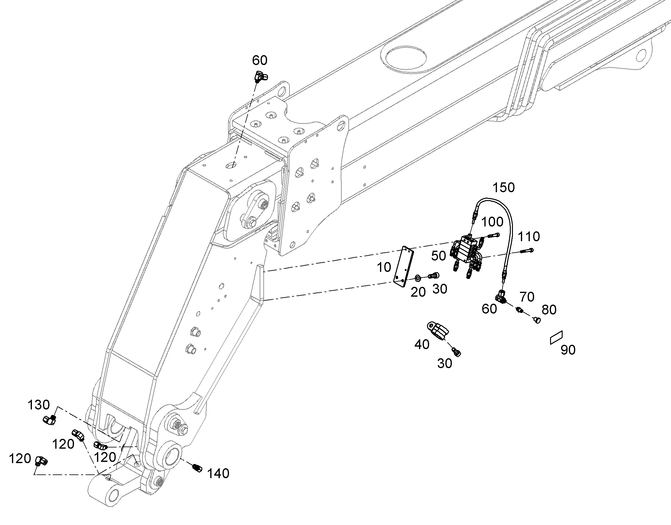 УКАЗАТЕЛЬНАЯ ТАБЛИЧКА 12905365 LIEBHERR