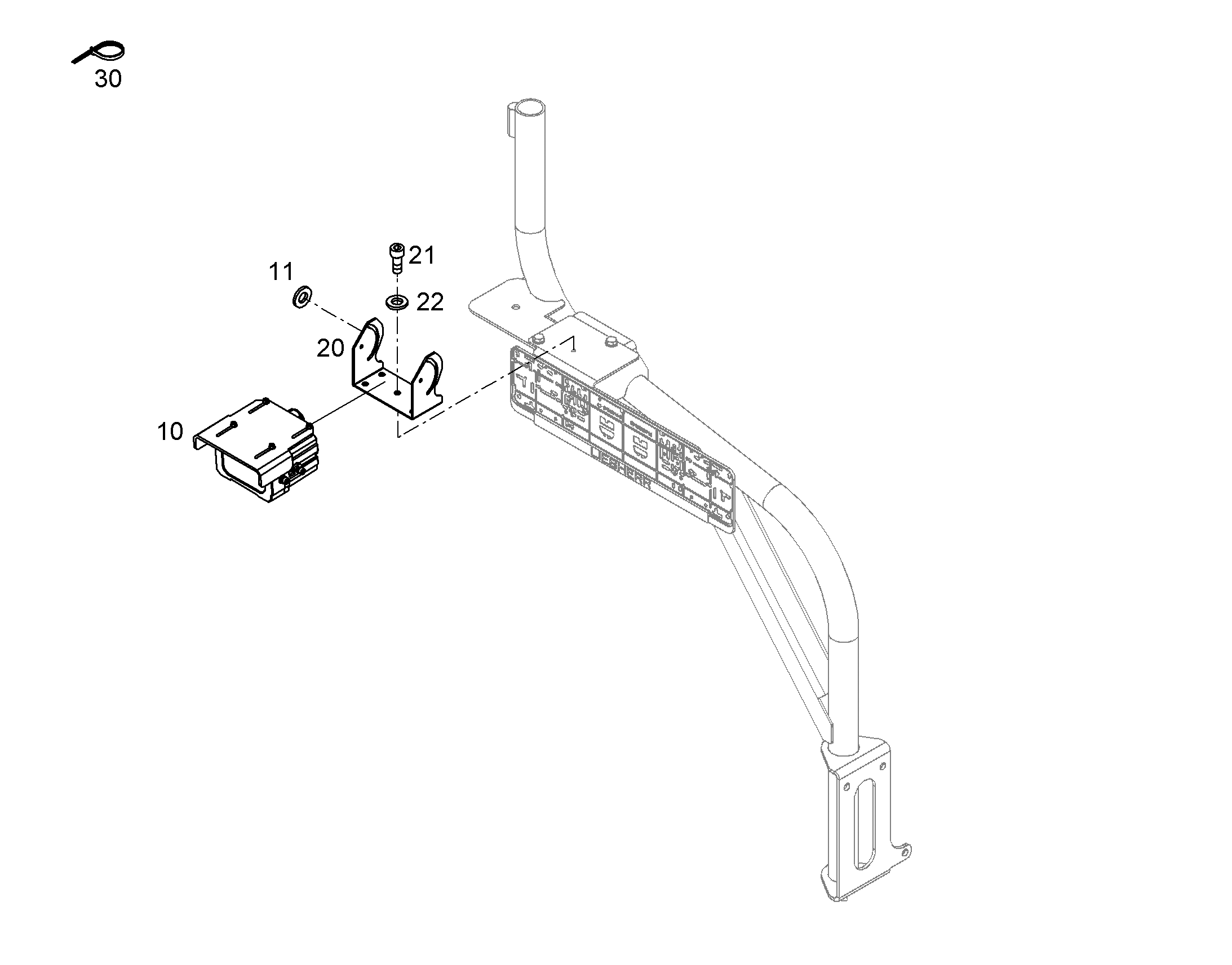 КАМЕРА 11841510 LIEBHERR