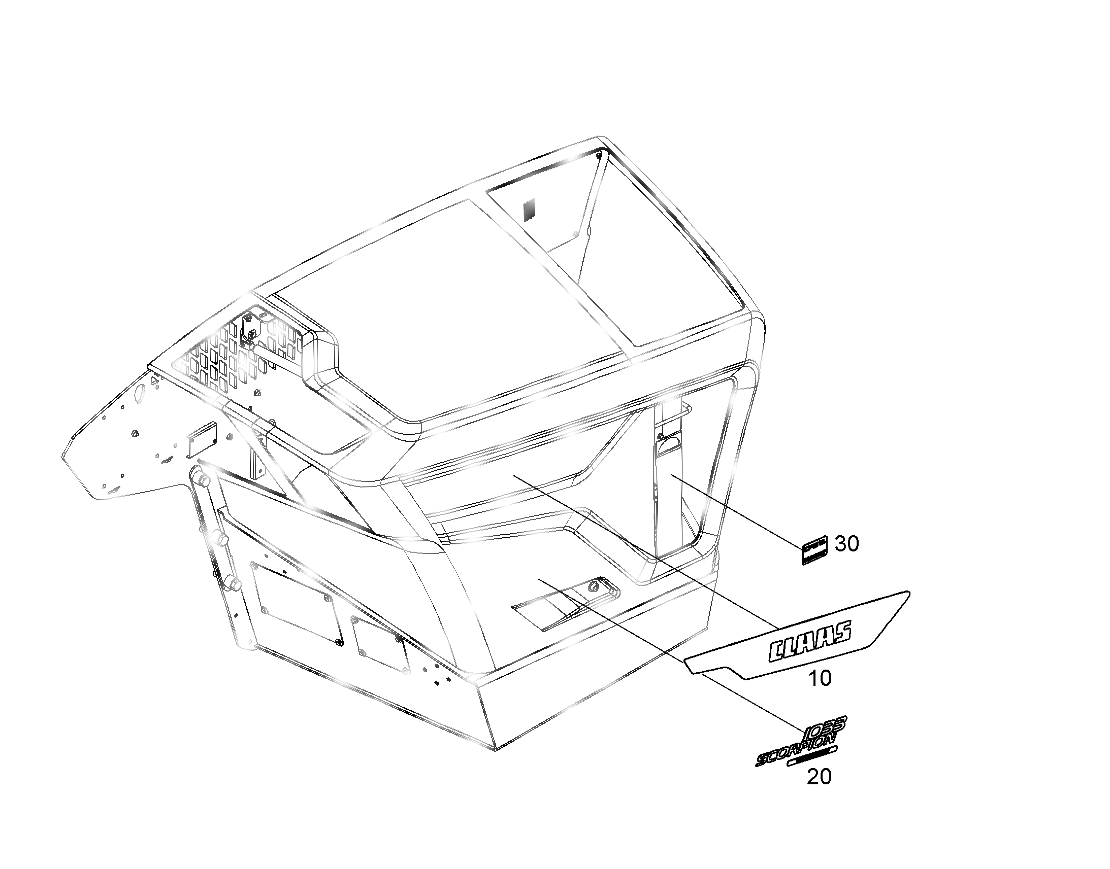 НАКЛЕЙКА 1033 MIT VARIPOWER 12483531 LIEBHERR
