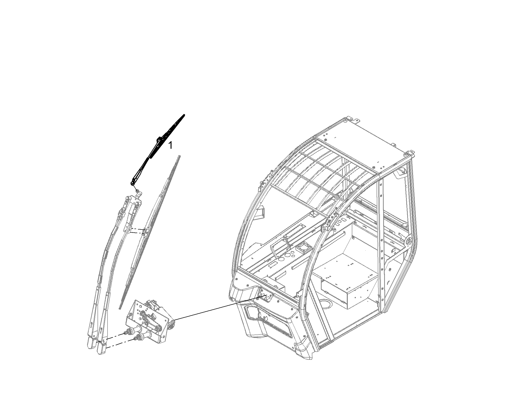 КРЫША СТЕКЛООЧИСТИТЕЛЬ 11697060 LIEBHERR