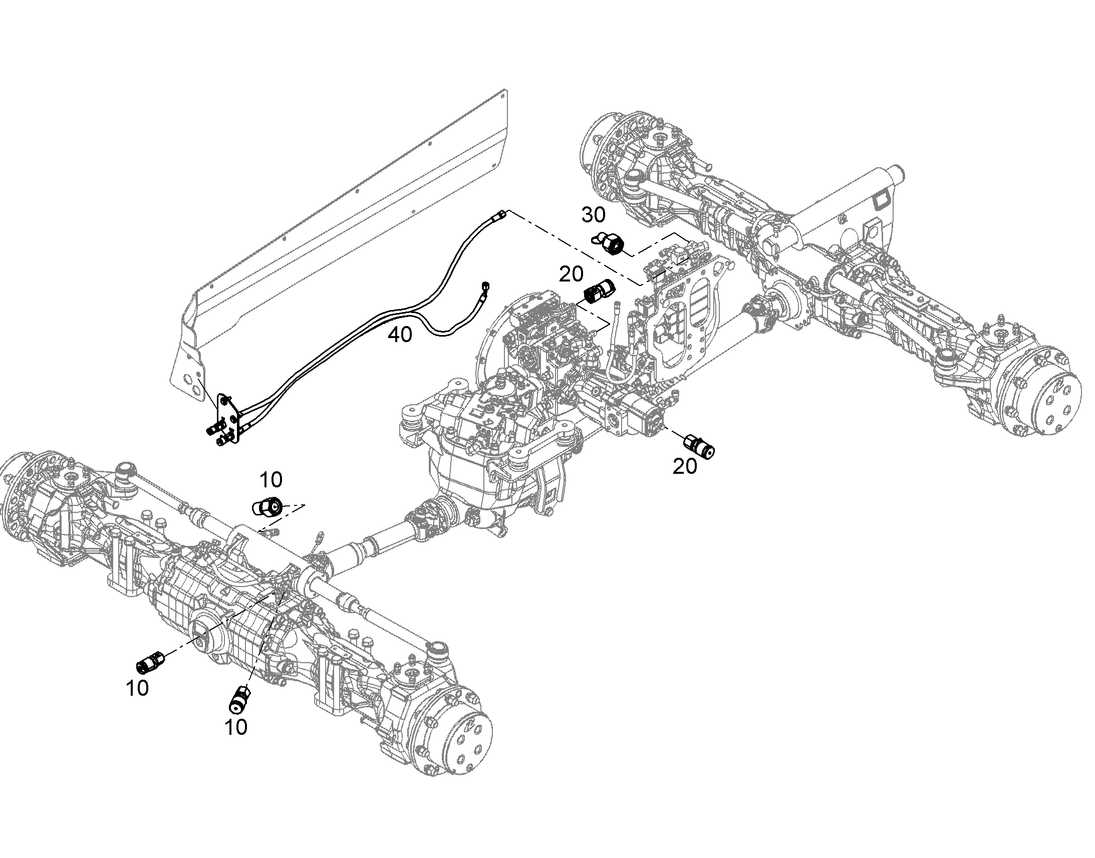 ИЗМЕРИТЕЛЬНЫЕ ПОДКЛЮЧЕНИЯ LS/STEUERDRUCK 12511514 LIEBHERR