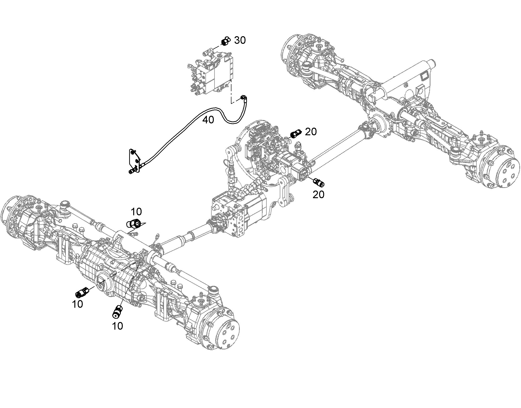 ИЗМЕРИТЕЛЬНЫЕ ПОДКЛЮЧЕНИЯ STEUERDRUCK 12511512 LIEBHERR