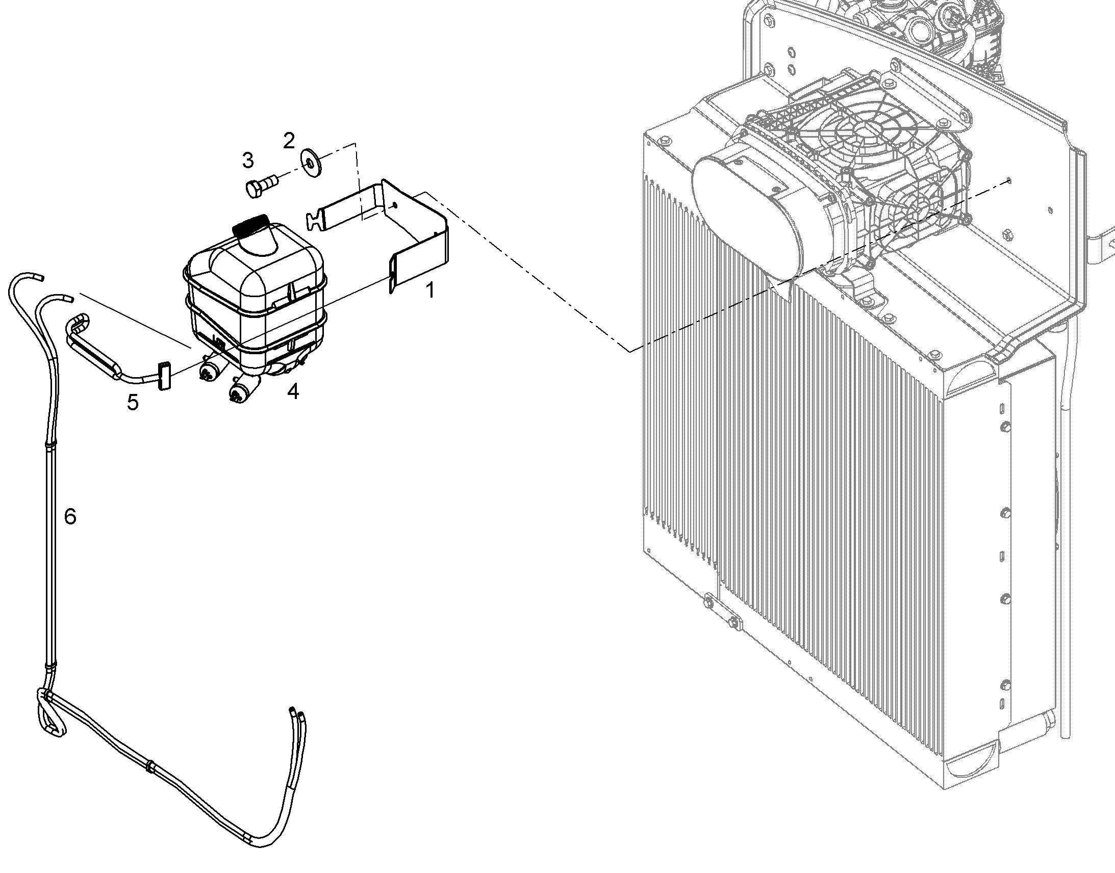 СОЕД.ШЛАНГОВЫЕ СТЕКЛООМЫВАТЕЛЯ 12419247 LIEBHERR
