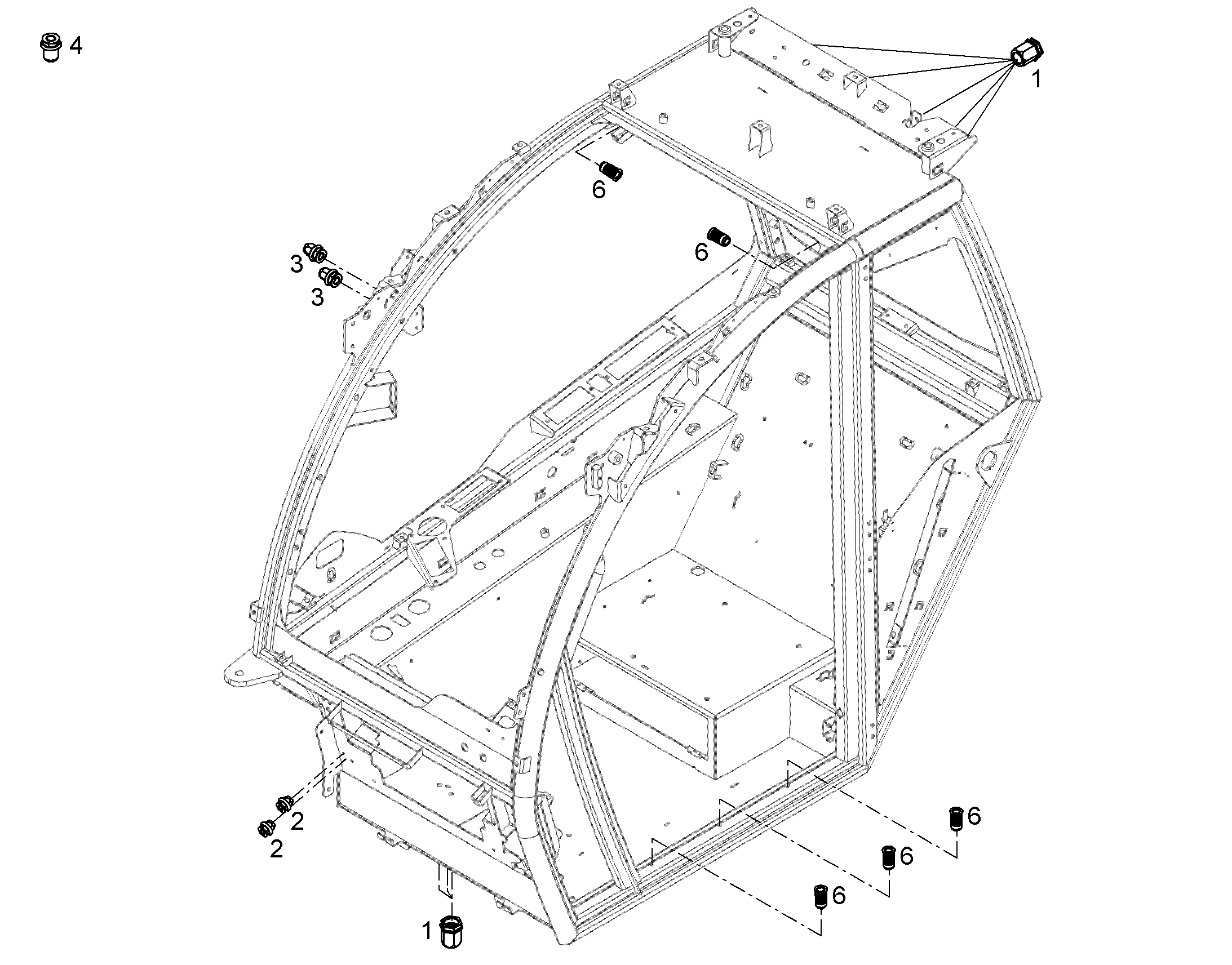 ГАЙКА-ЗАКЛЕПКА M4 12241033 LIEBHERR