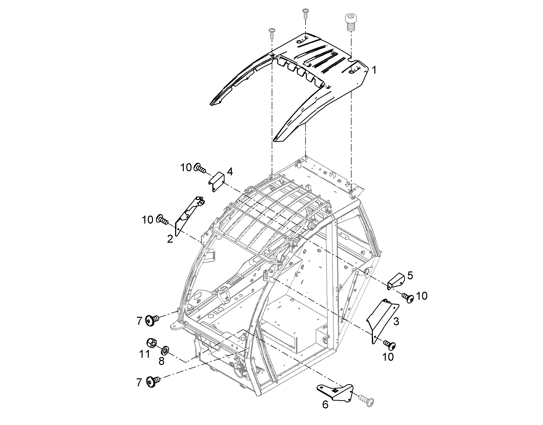 КРЕПЛЕНИЕ 12459762 LIEBHERR